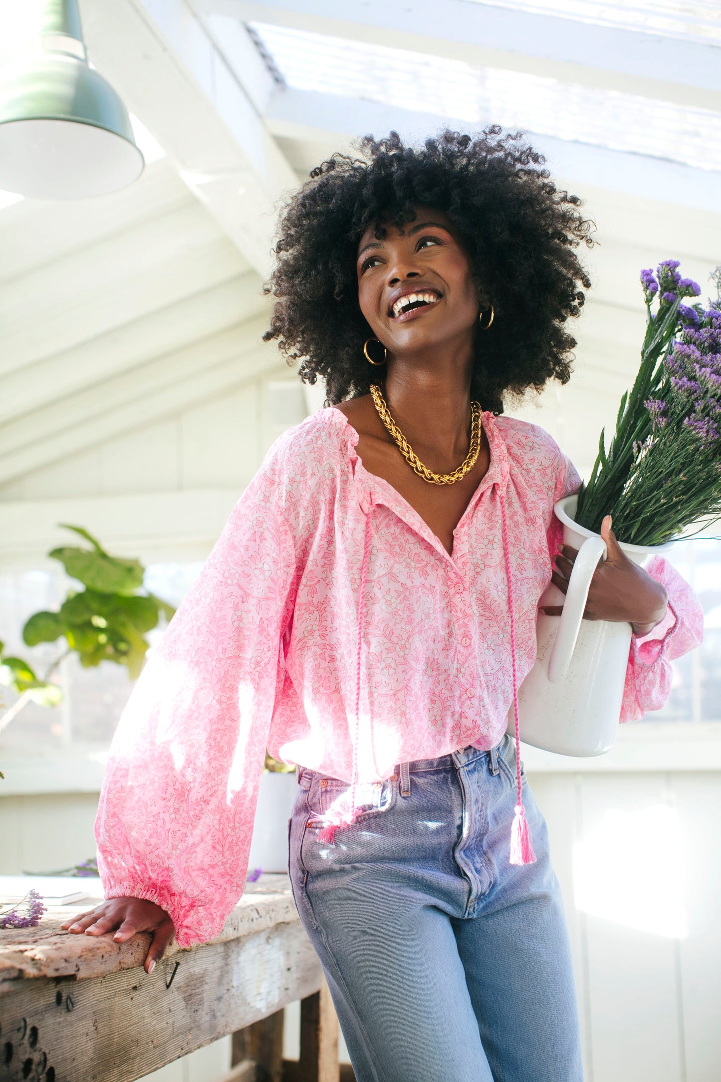 Crocus Bardot Top