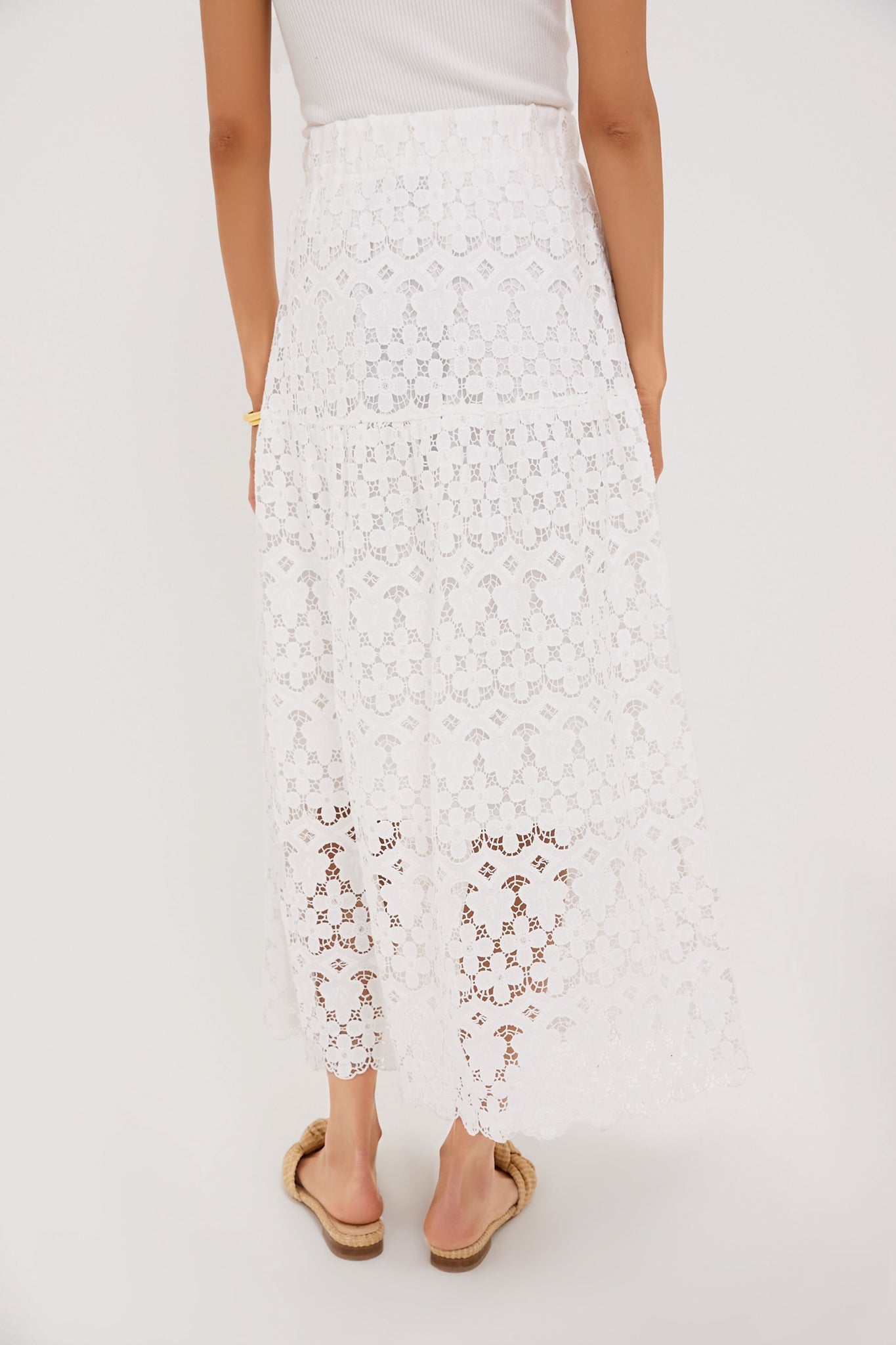White Lace Cassia Skirt