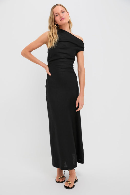 Black Suis Midi Dress