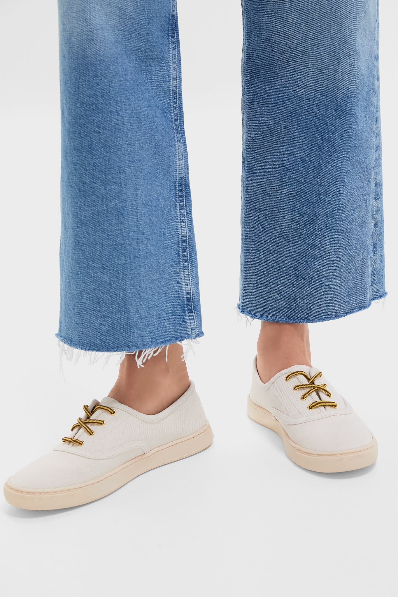 Ivory Canvas Bea Sneakers