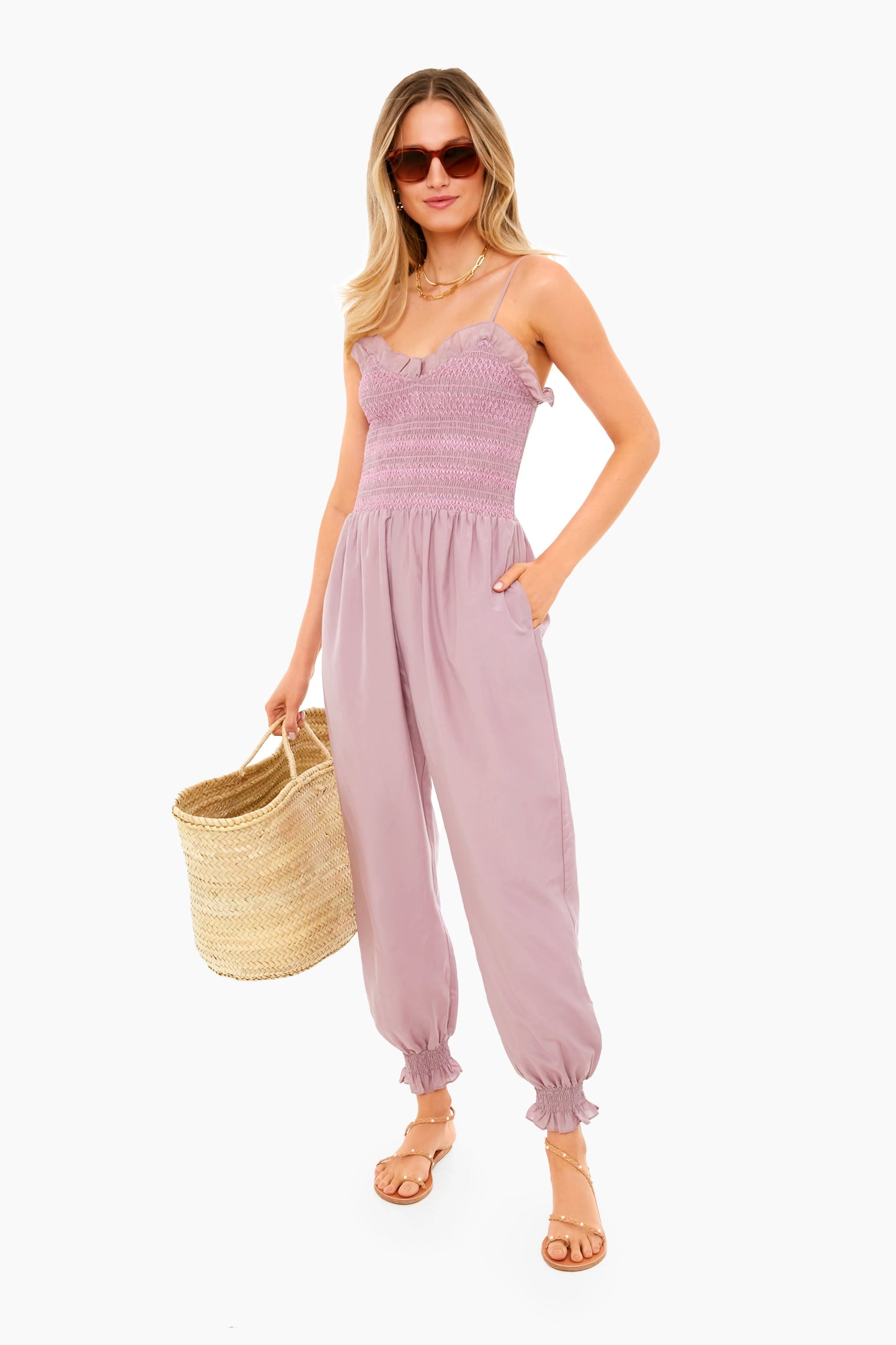 Lilac Chalk Simone Jumpsuit