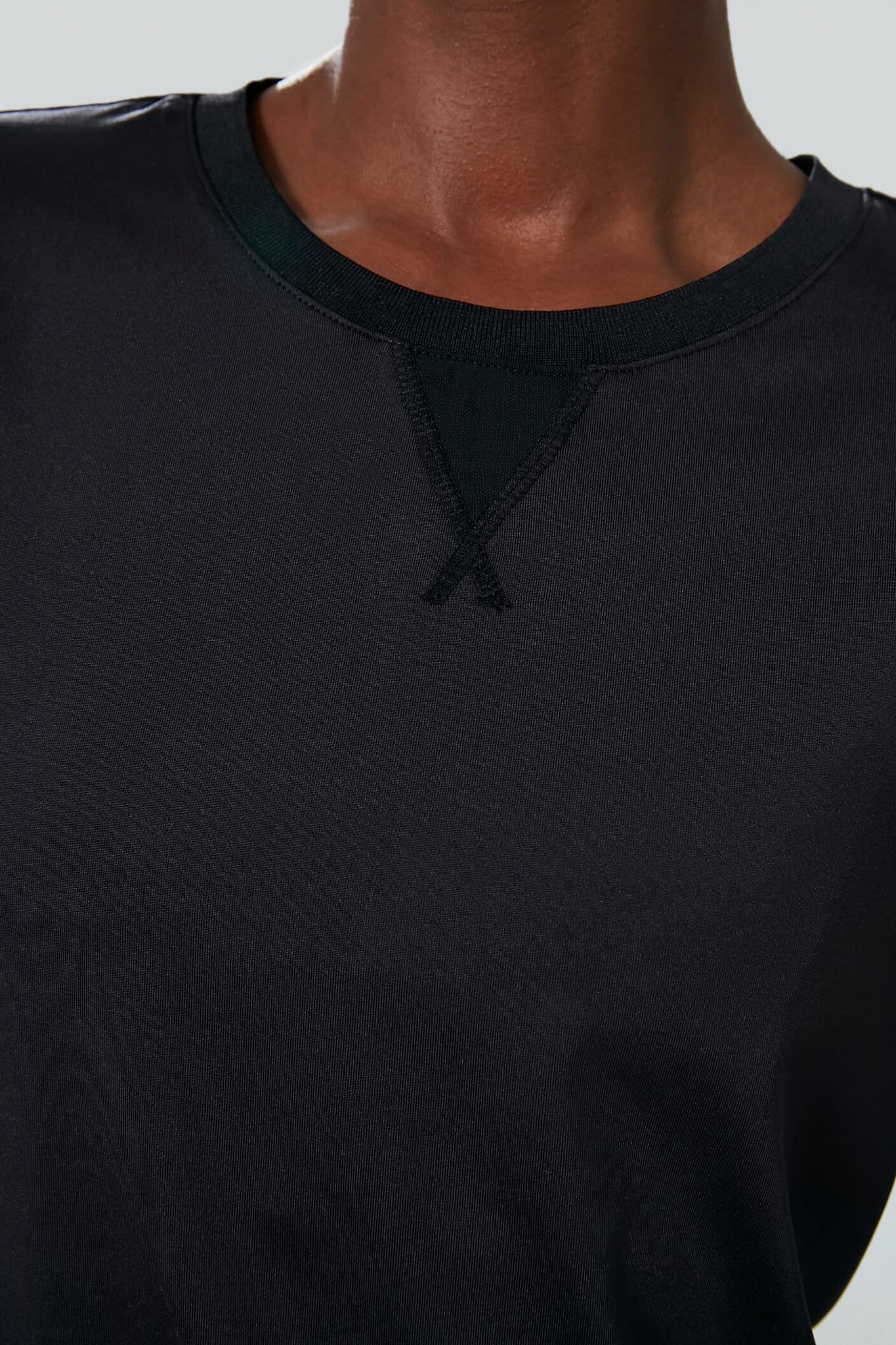 Black Long Sleeve Corinne Sport Dress