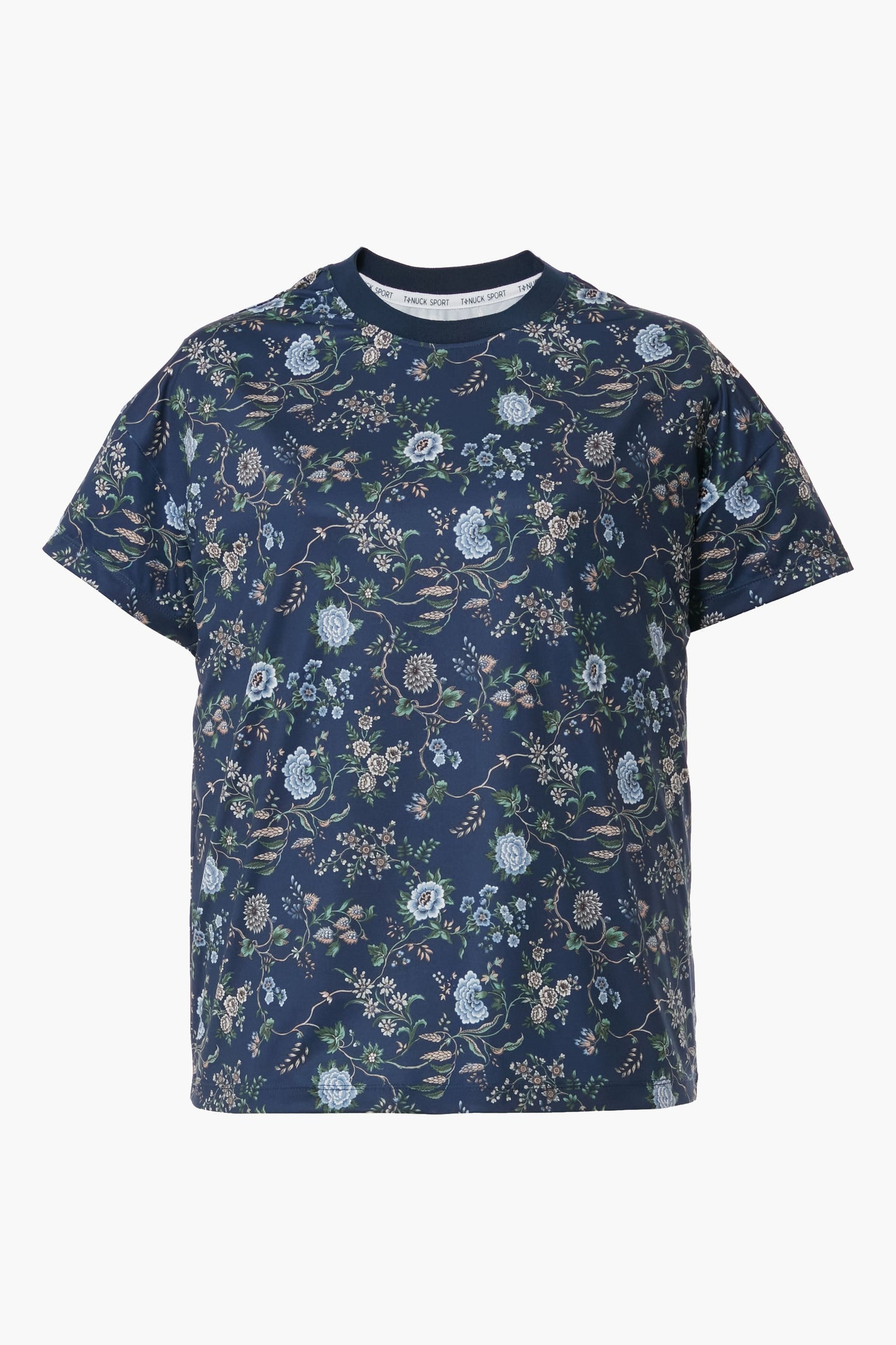 Navy Wildflower Short Sleeve Ryan Boyfriend Tee