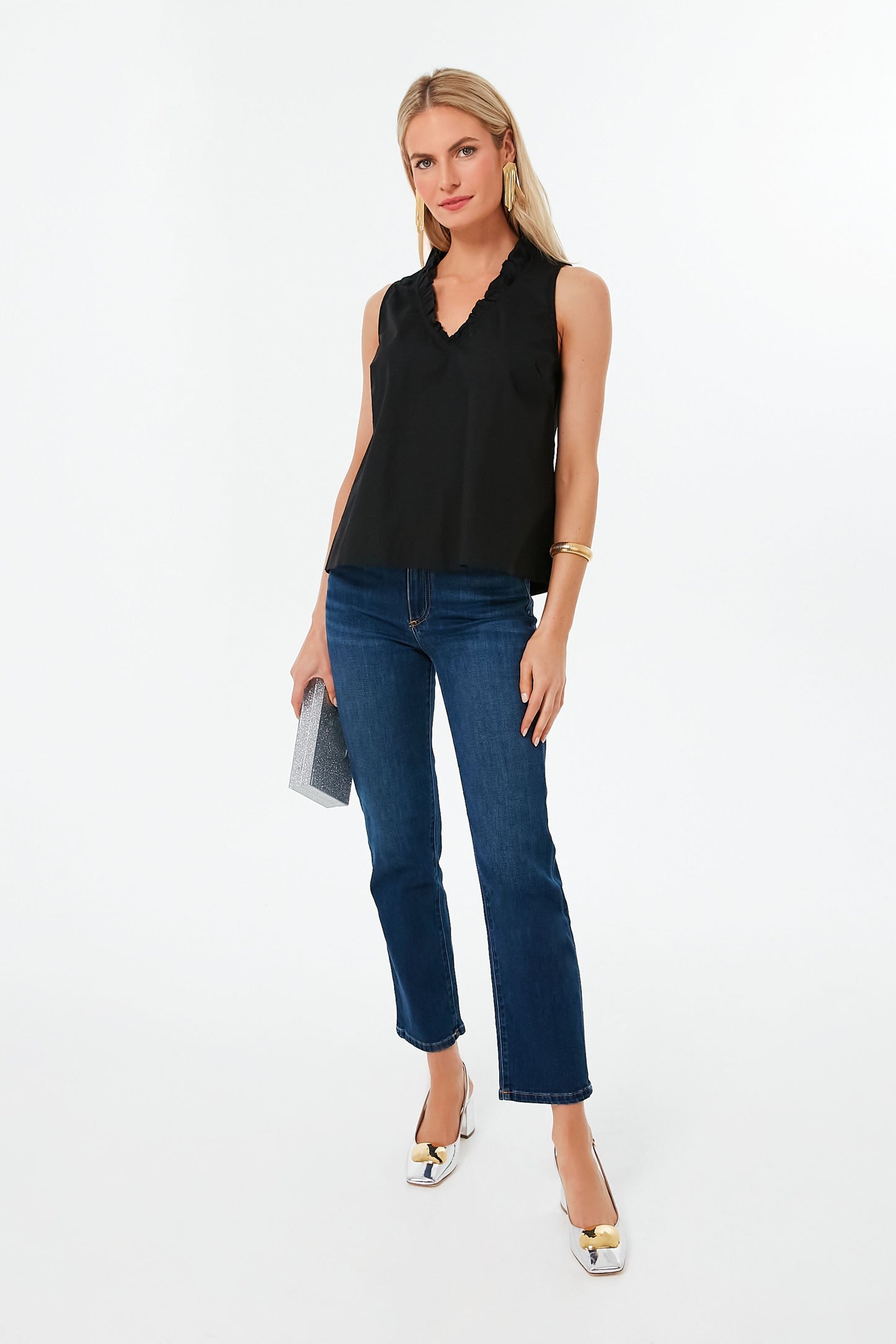 Black Veronica Top