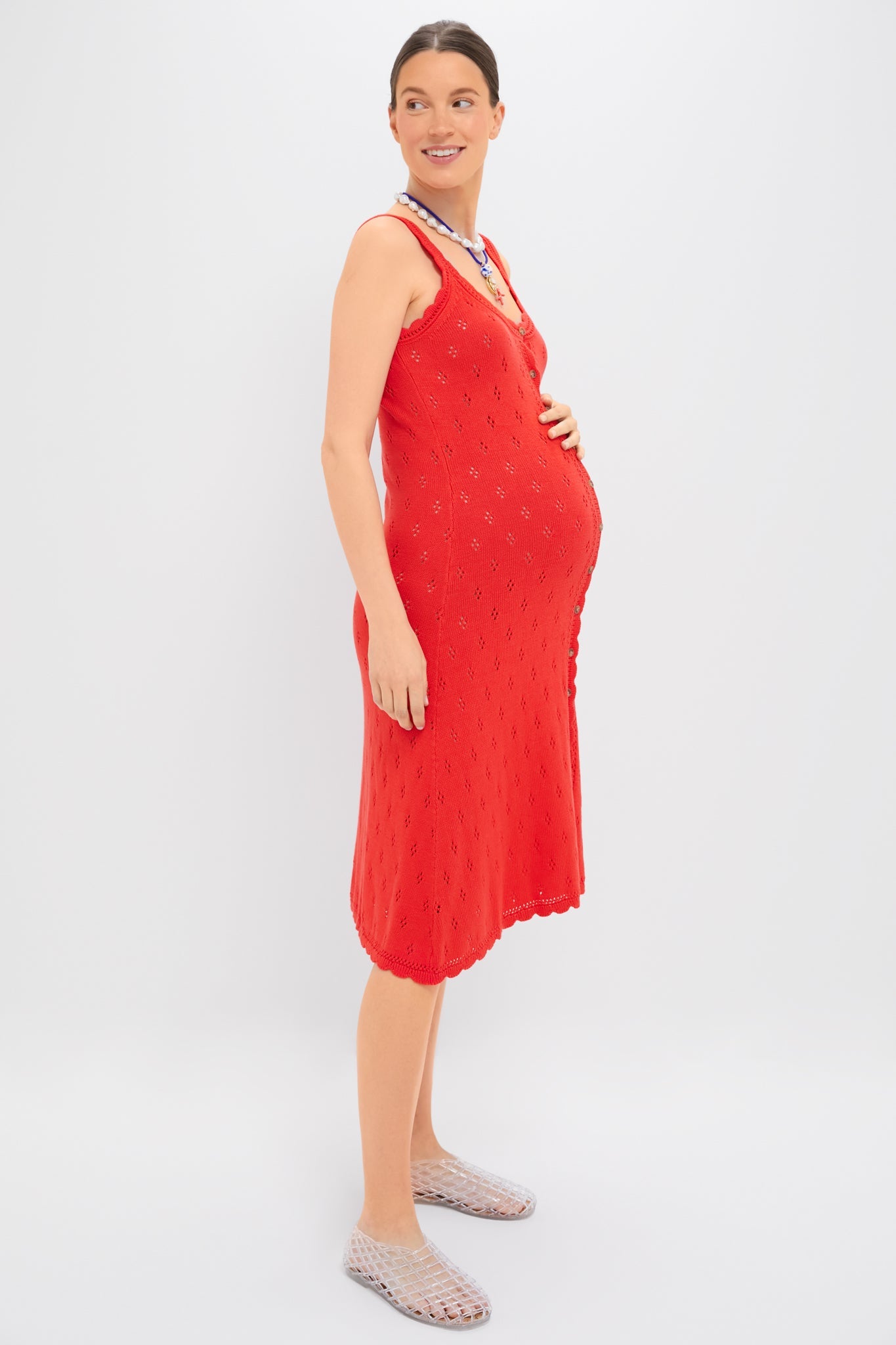 Poppy Eloise Crochet Nursing Tank Dress