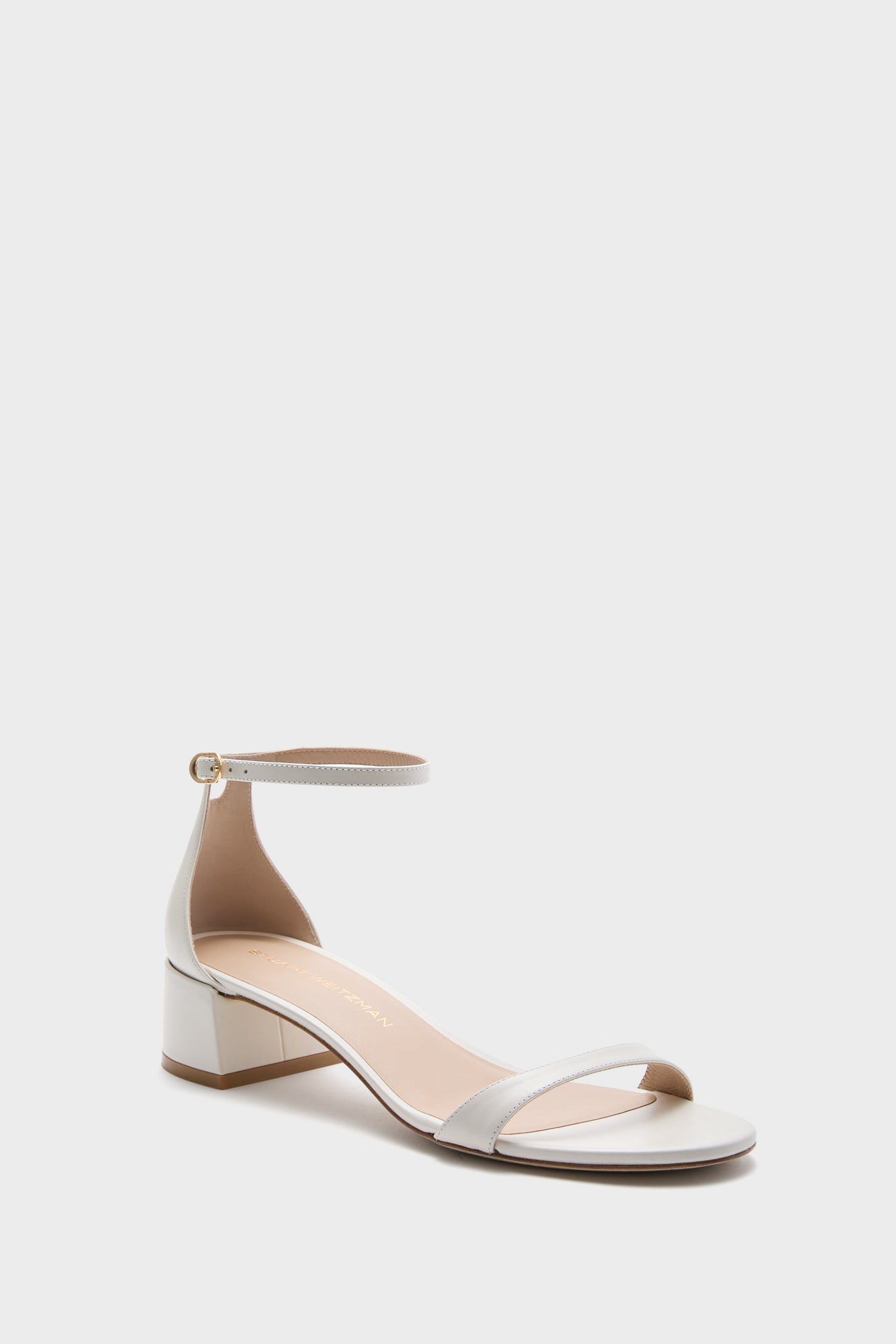 Cream Nudist Block 35 Heels