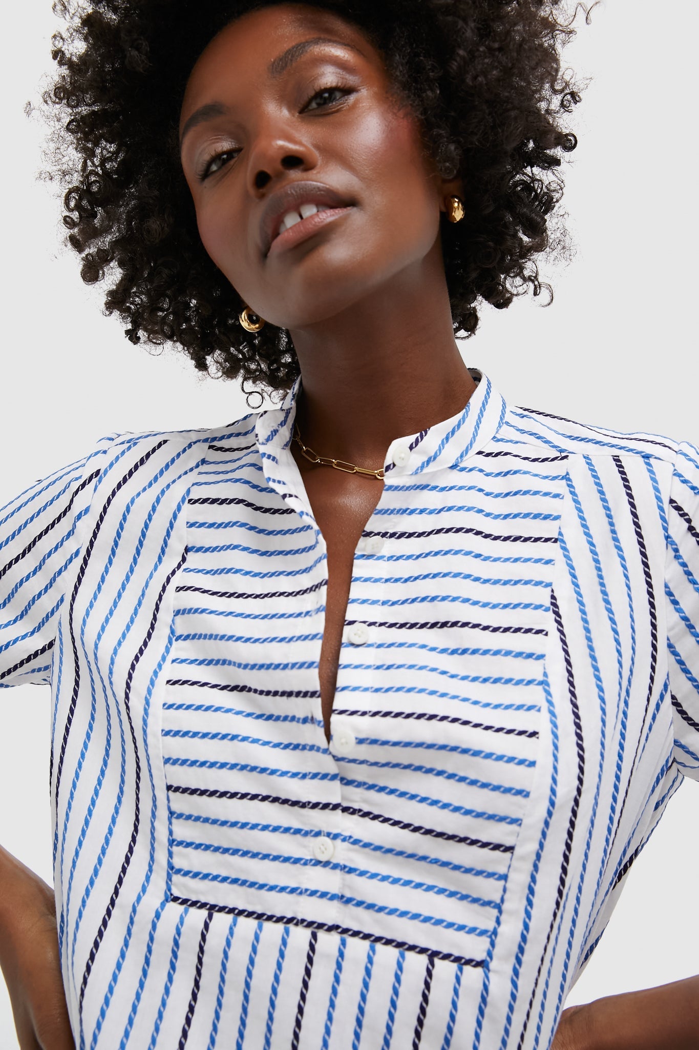 High Tide Jacquard Stripe Rory Dress
