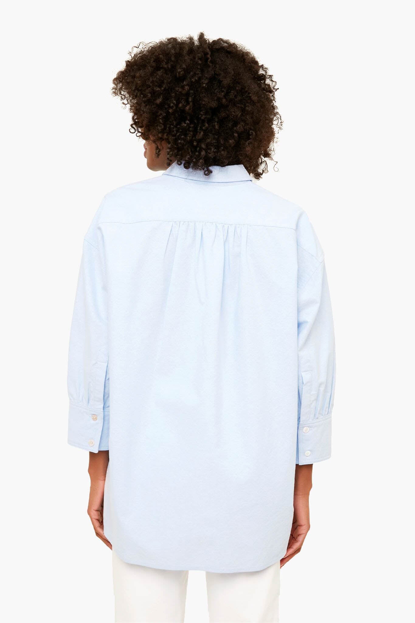 Blue Oxford Adair Boyfriend Shirt