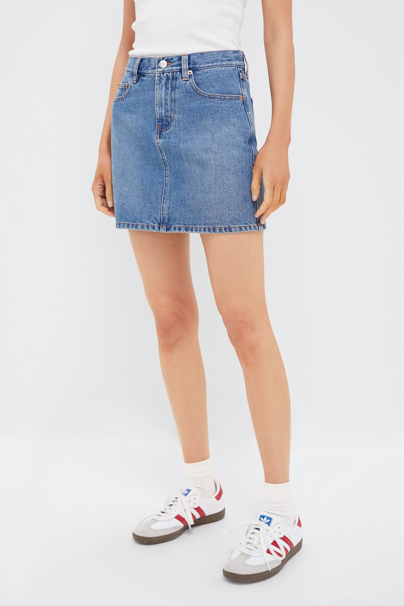 Copenhagen Wash Denim Agne Mini Skirt