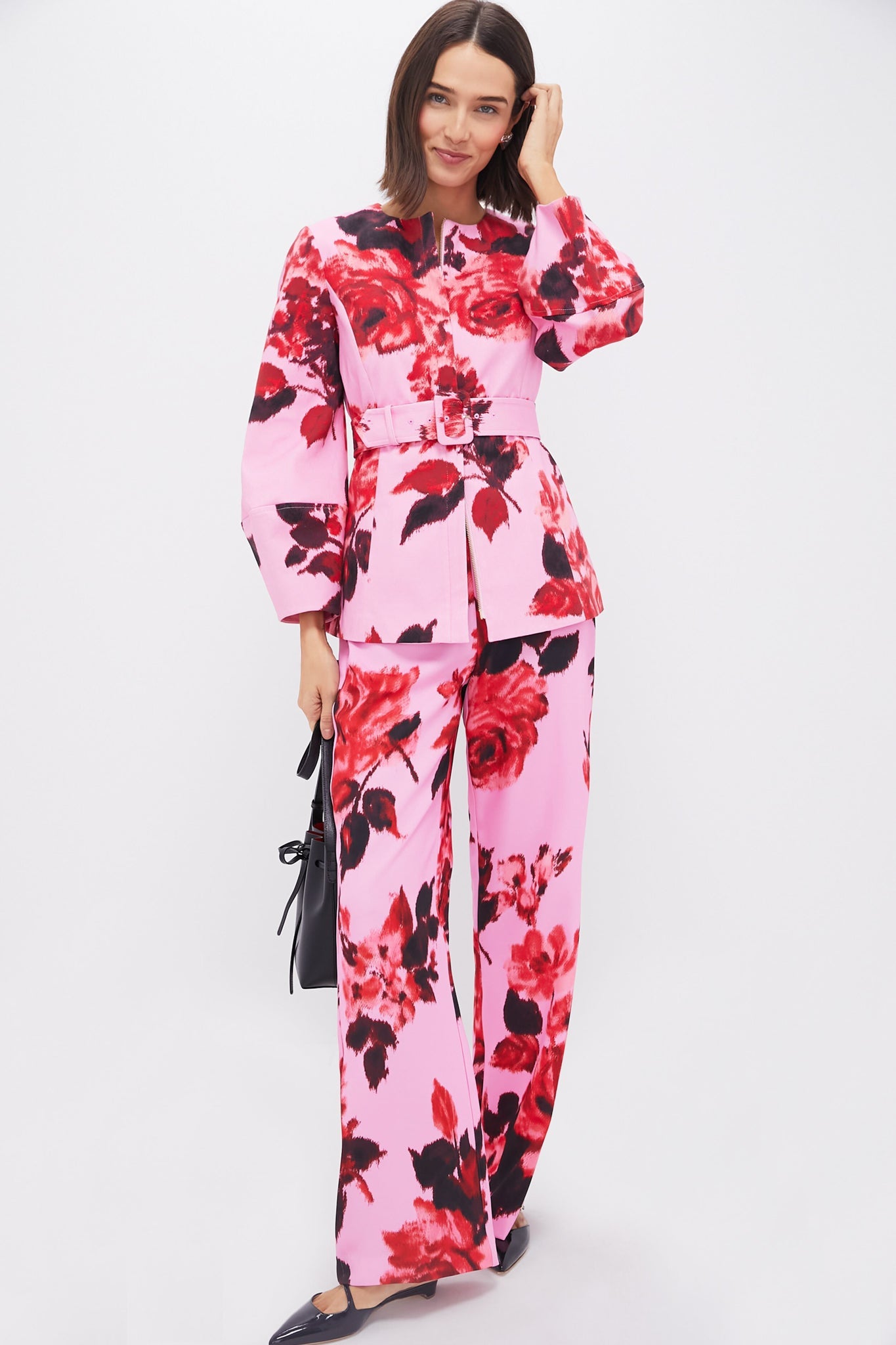 Cerise Blossom Erin Pants