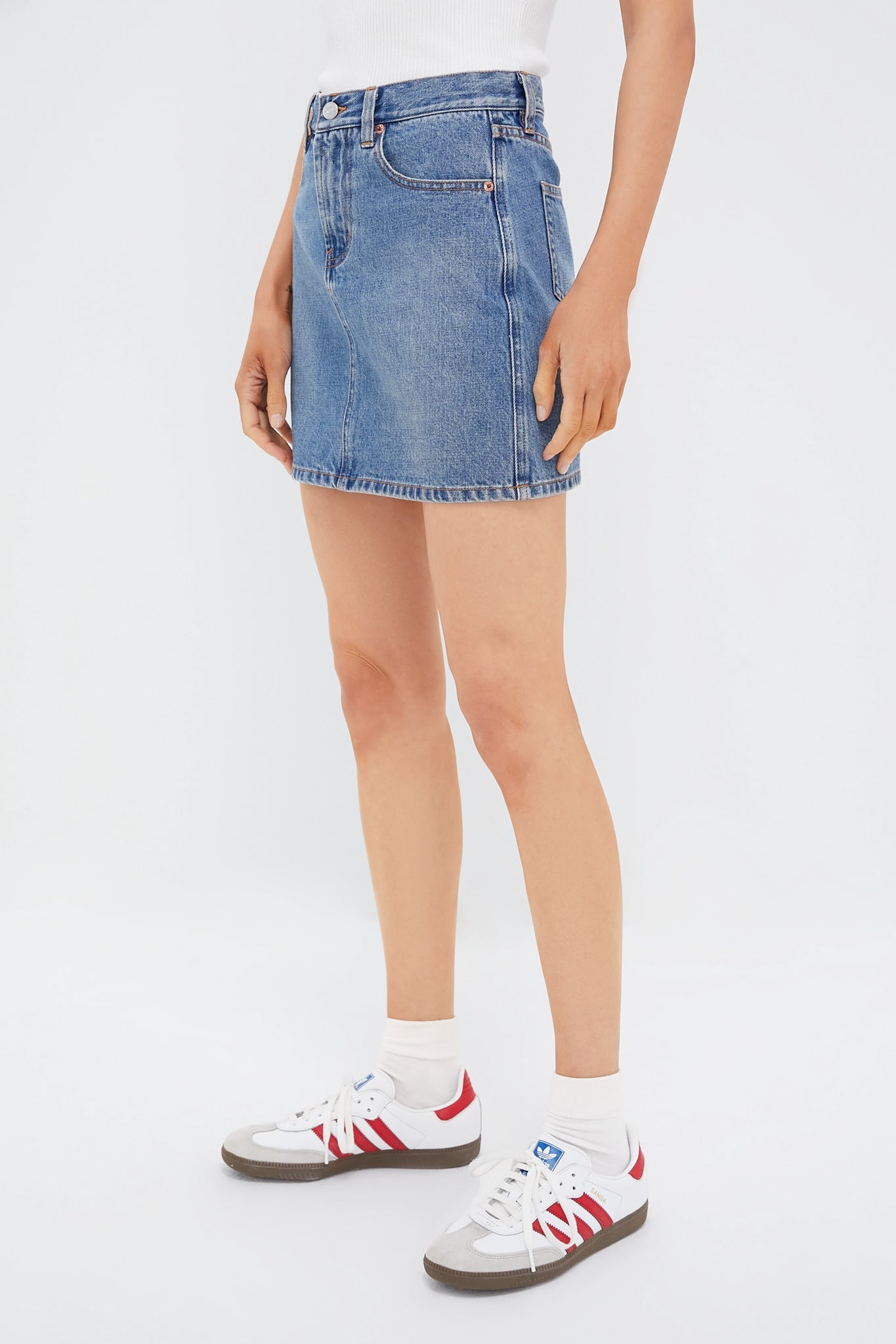 Copenhagen Wash Denim Agne Mini Skirt