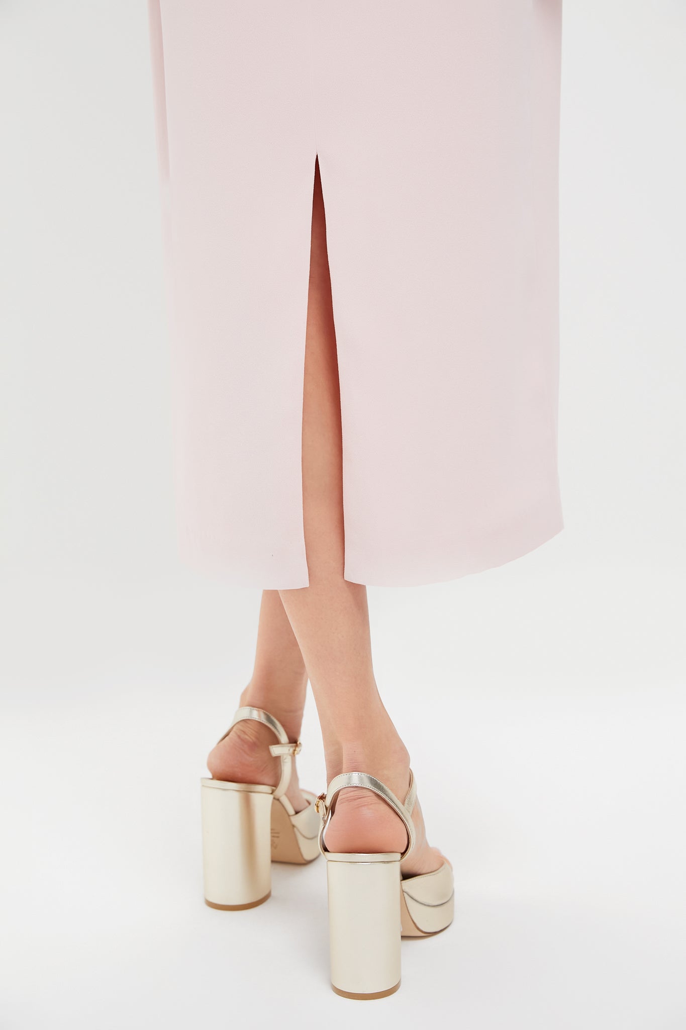 Light Pink Cape Leah Dress
