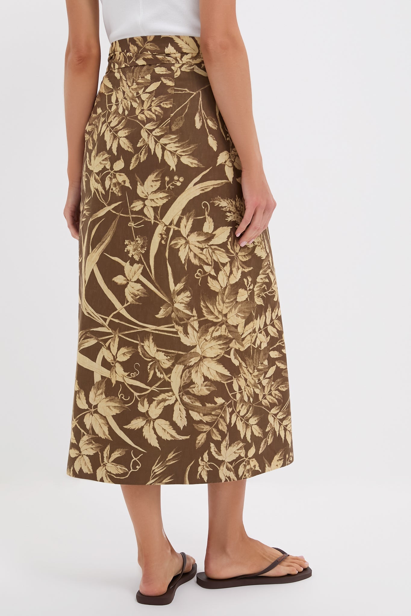 Sienna Dune Breeze Cotton Linen Margot Wrap Skirt