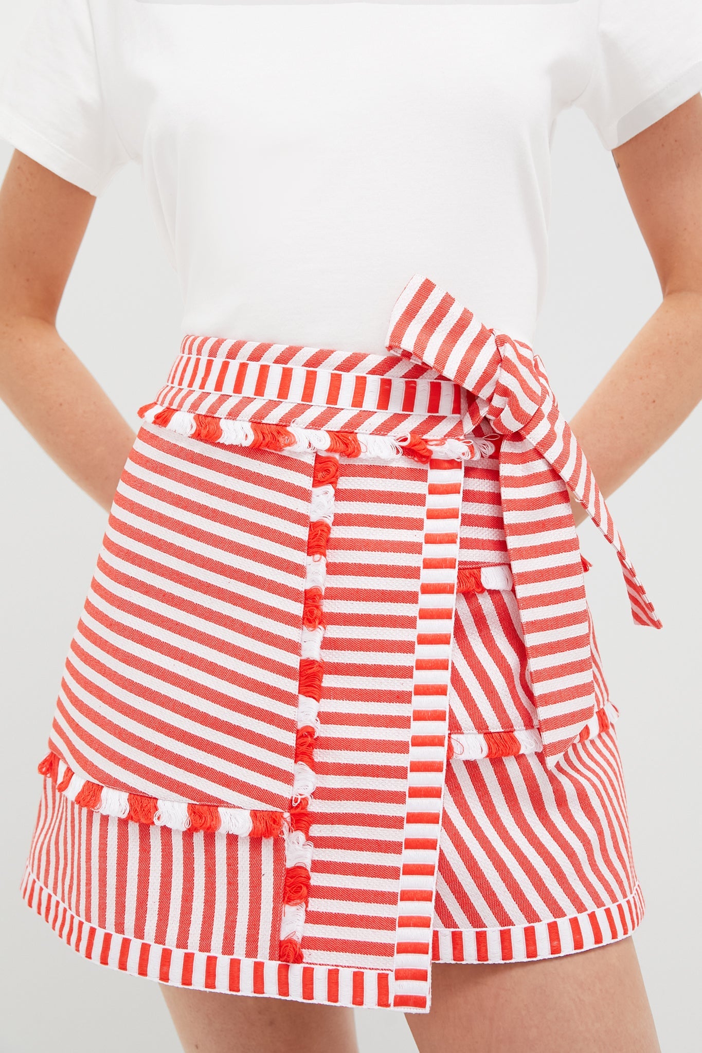 Poppy Stripe Bay Skirt