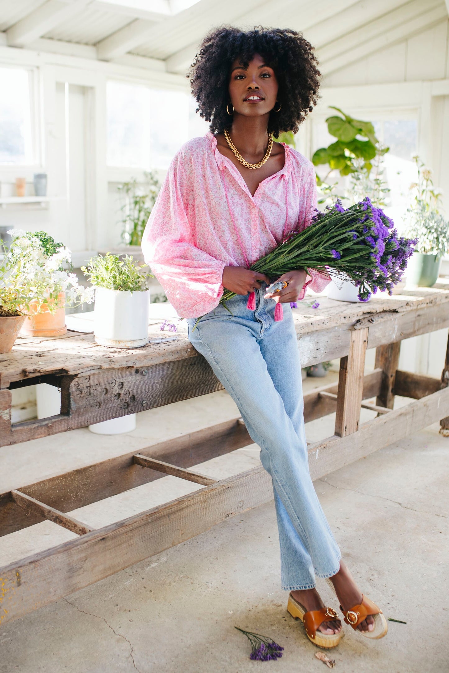 Crocus Bardot Top