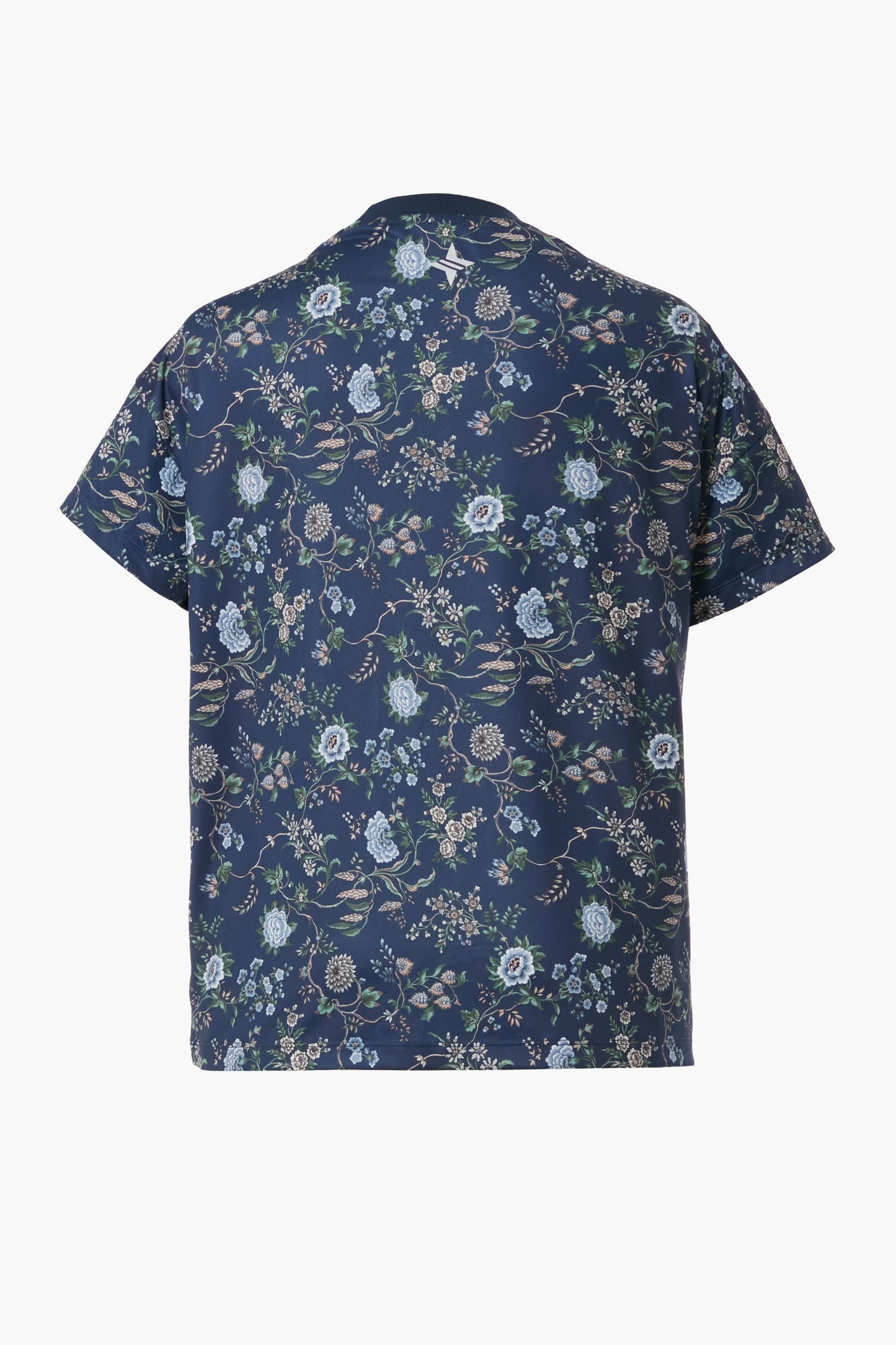 Navy Wildflower Short Sleeve Ryan Boyfriend Tee