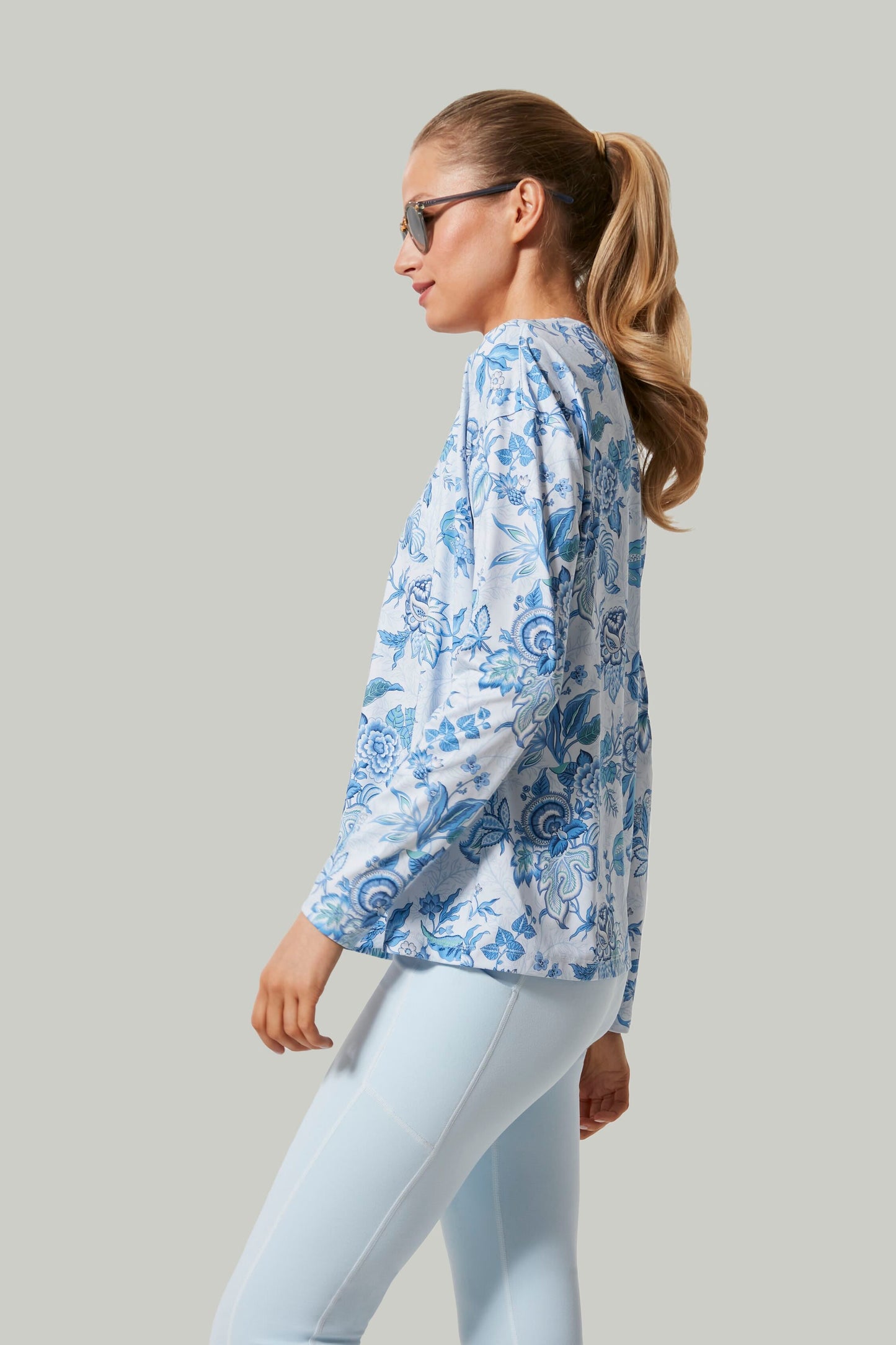 Heirloom Floral Long Sleeve Ryan Boyfriend Tee