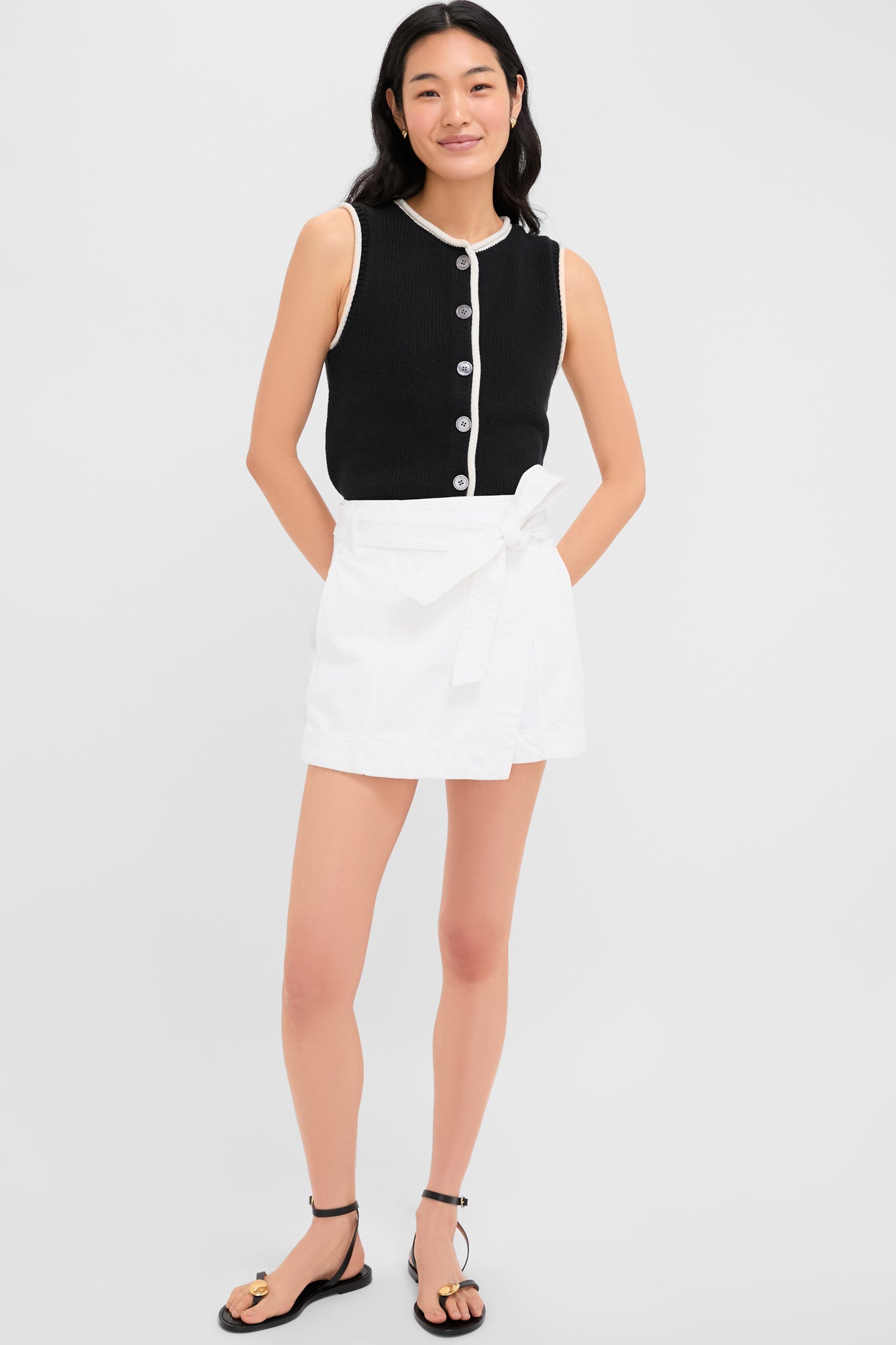 White Agee Skort