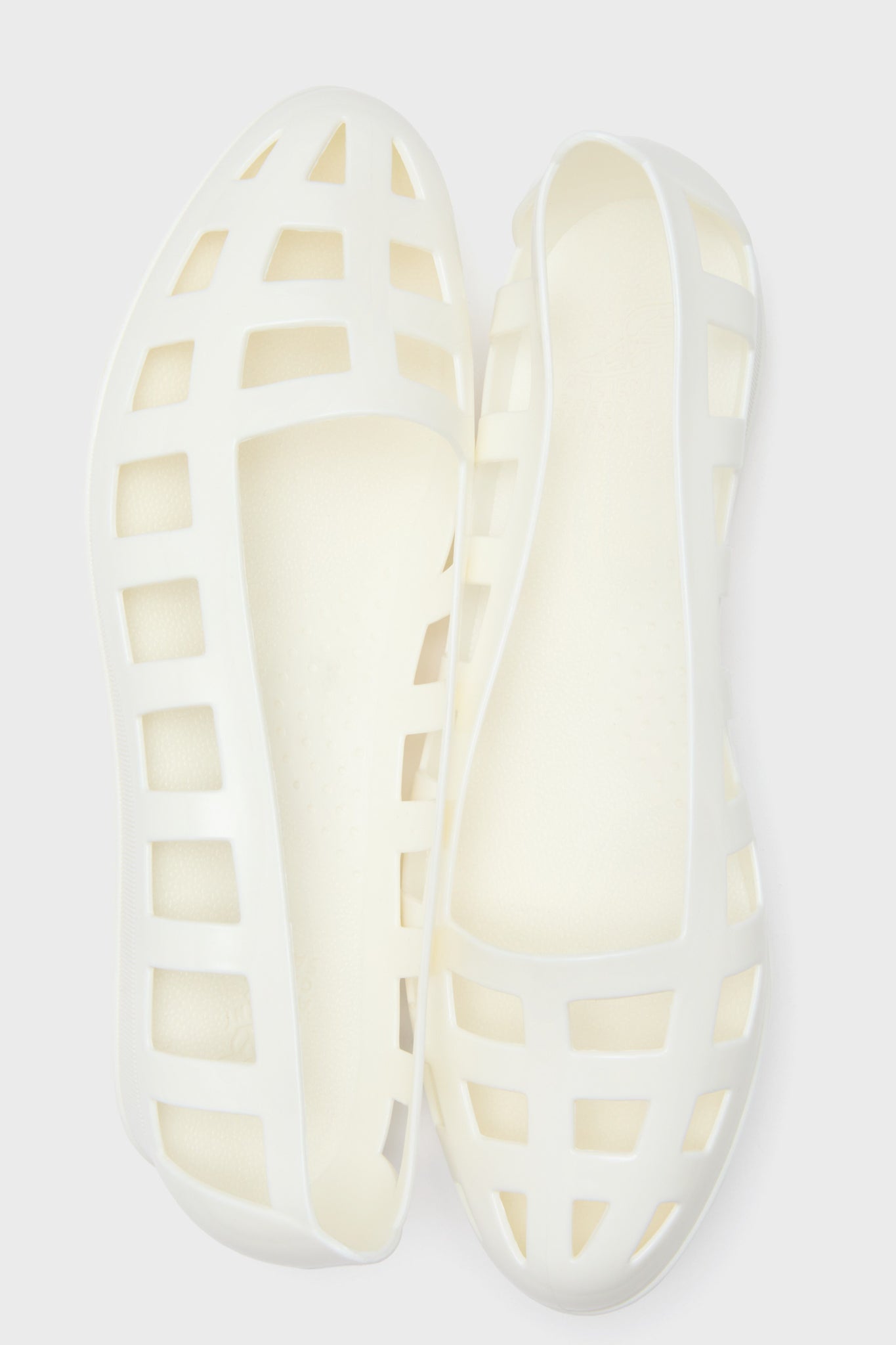 White Elli Ballerina Flats