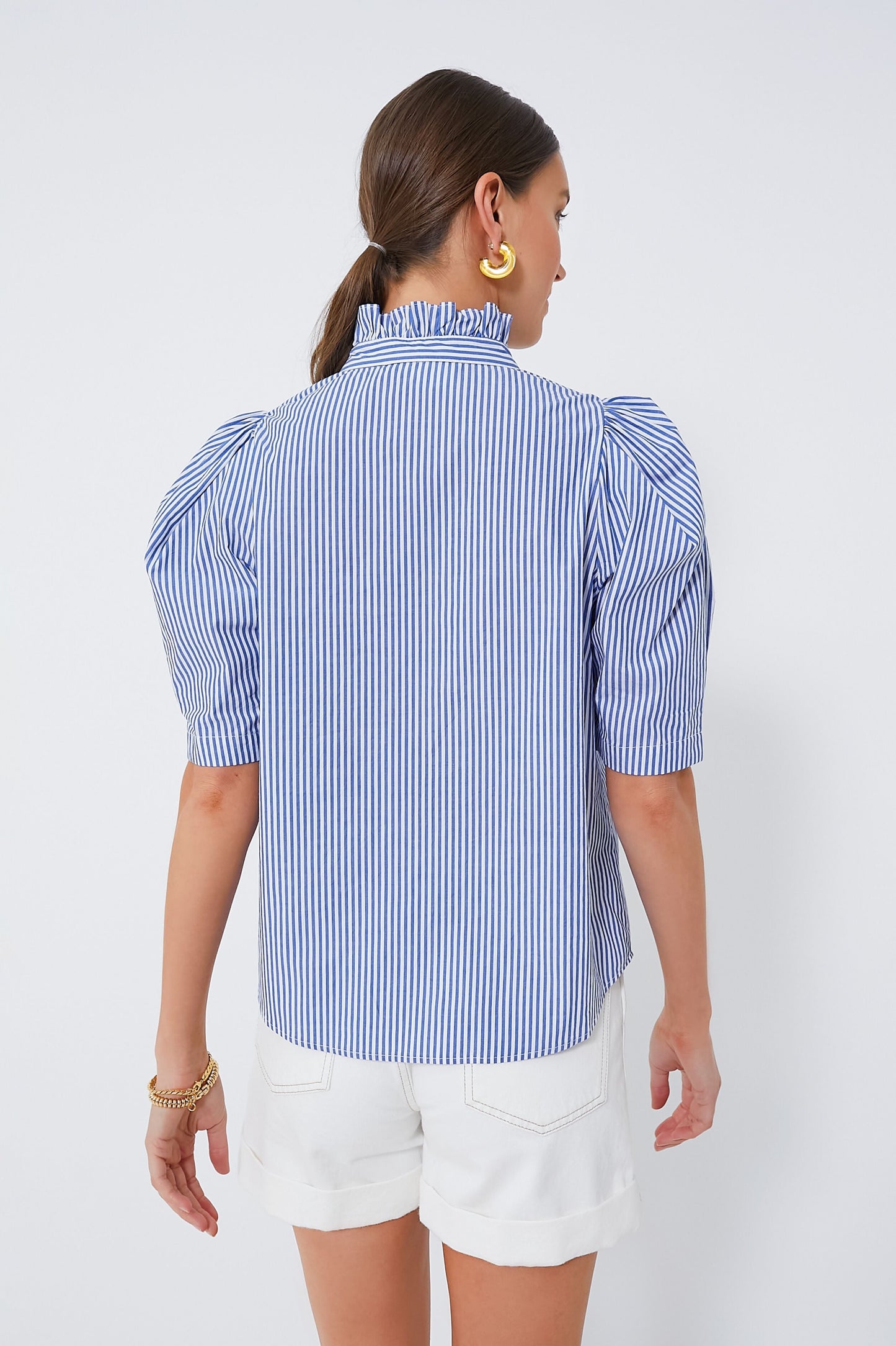 Blue Striped Alicia Blouse