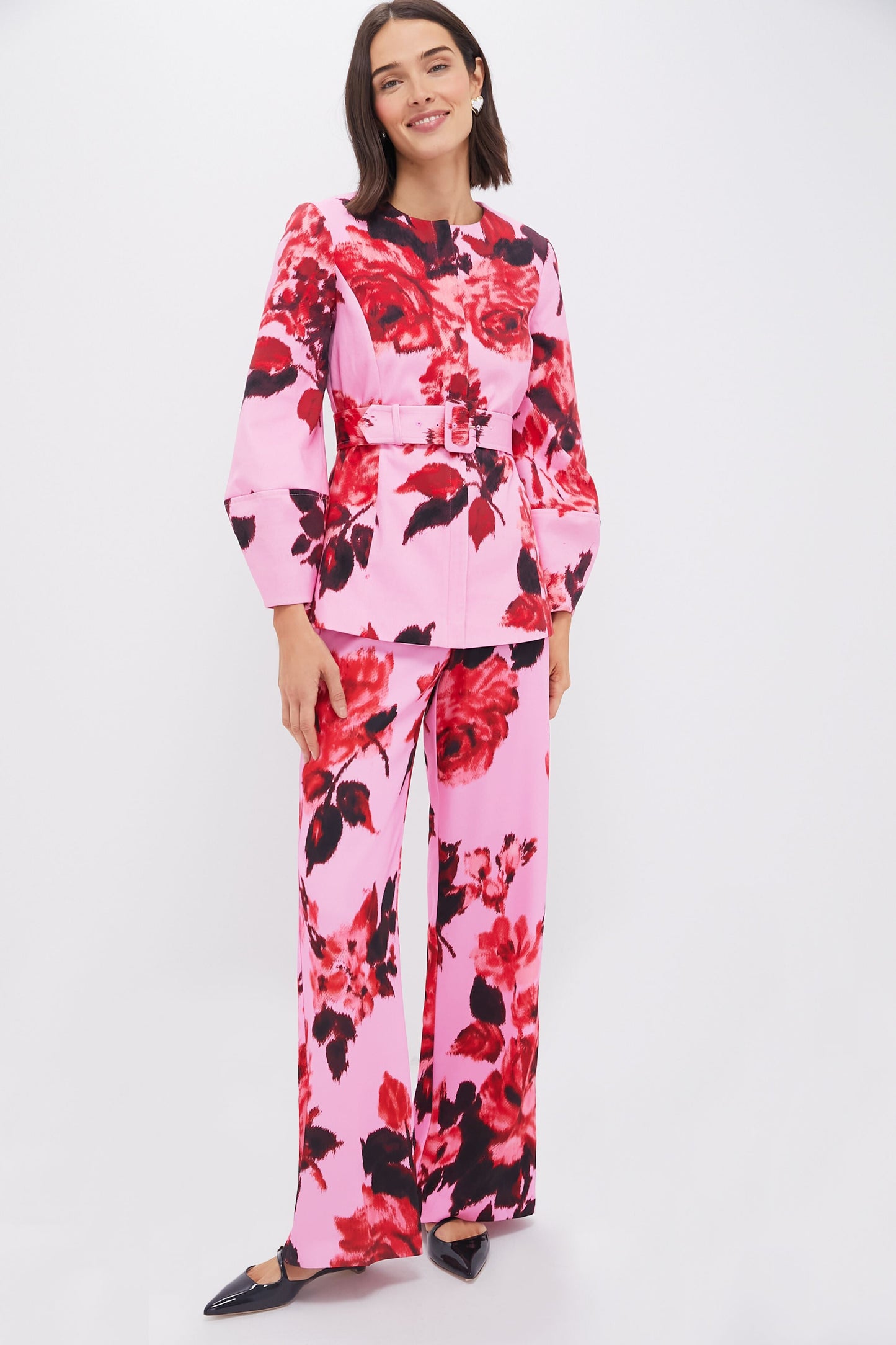 Cerise Blossom Erin Pants