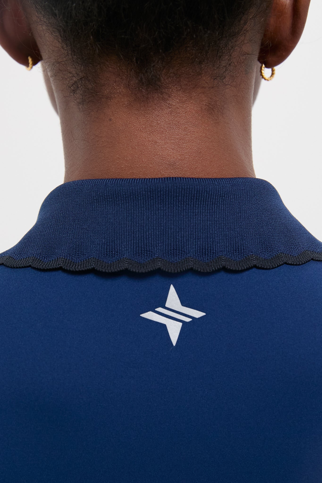 Navy Long Sleeve Caroline Polo
