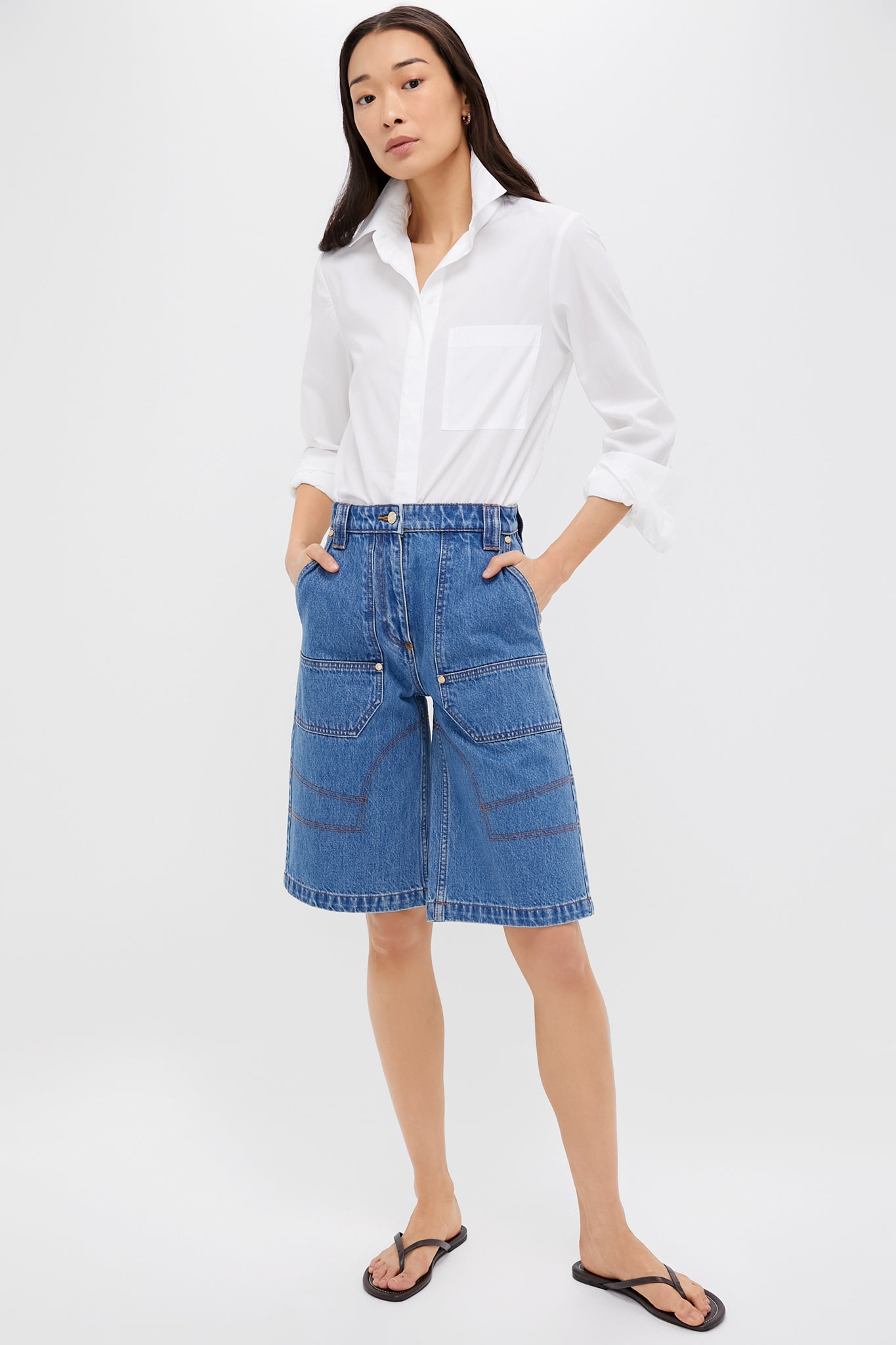 Medium Stone Wash Tanaka Short