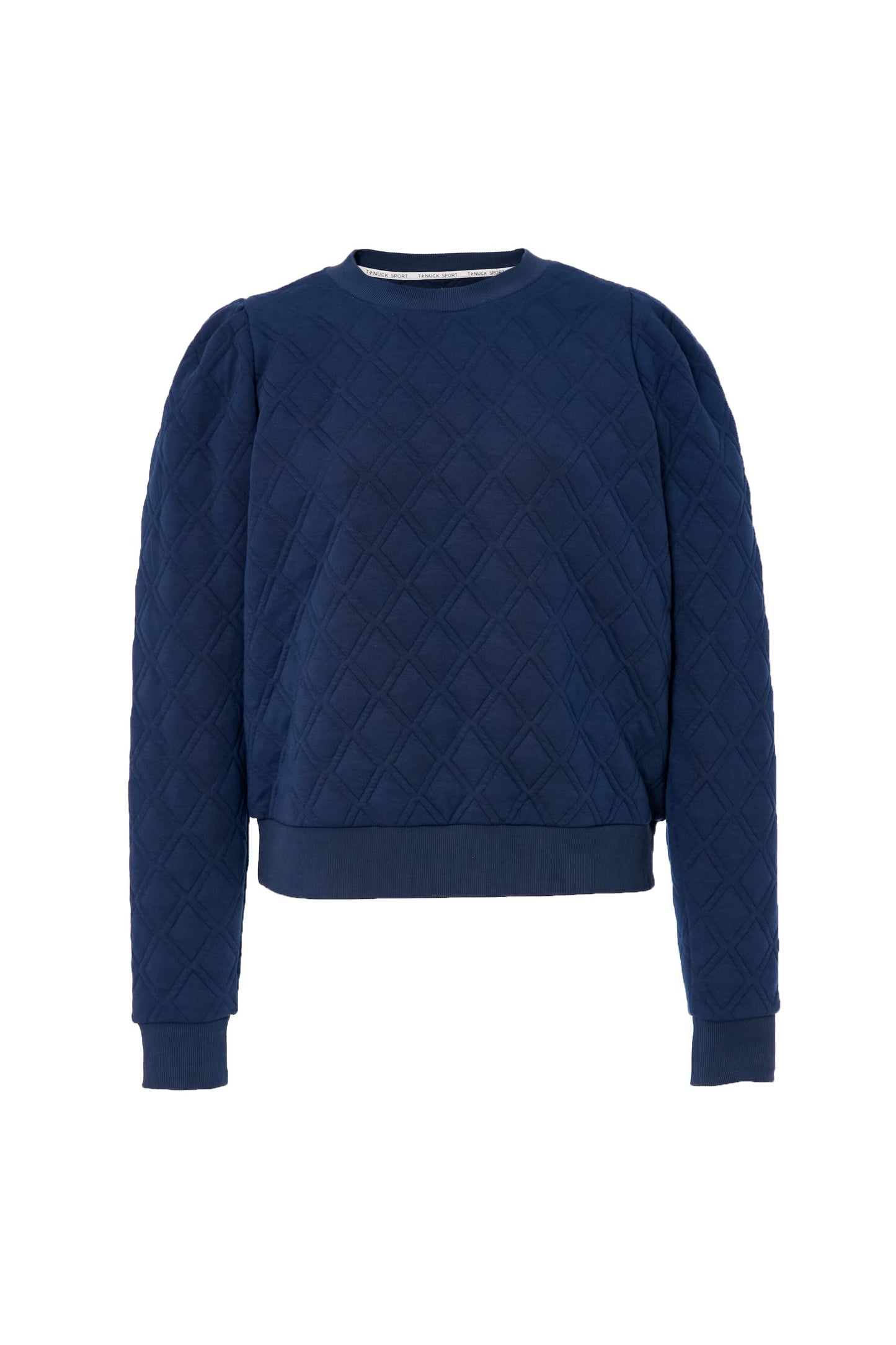 Navy Puff Sleeve Campbell Pullover