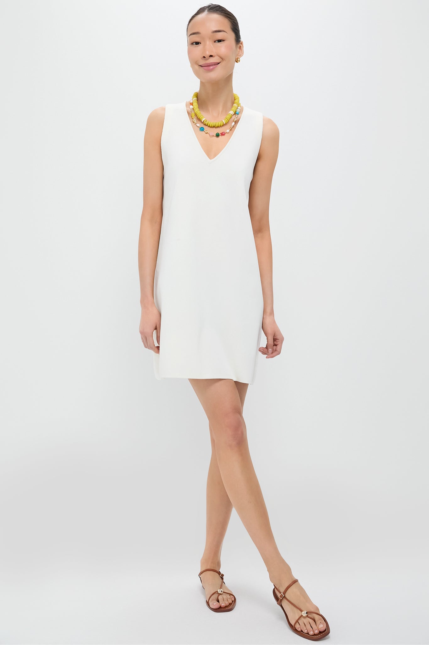 Ivory Knit Bixby Dress