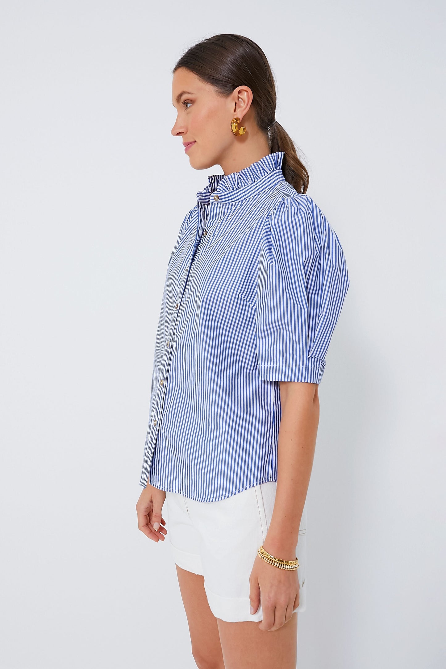 Blue Striped Alicia Blouse