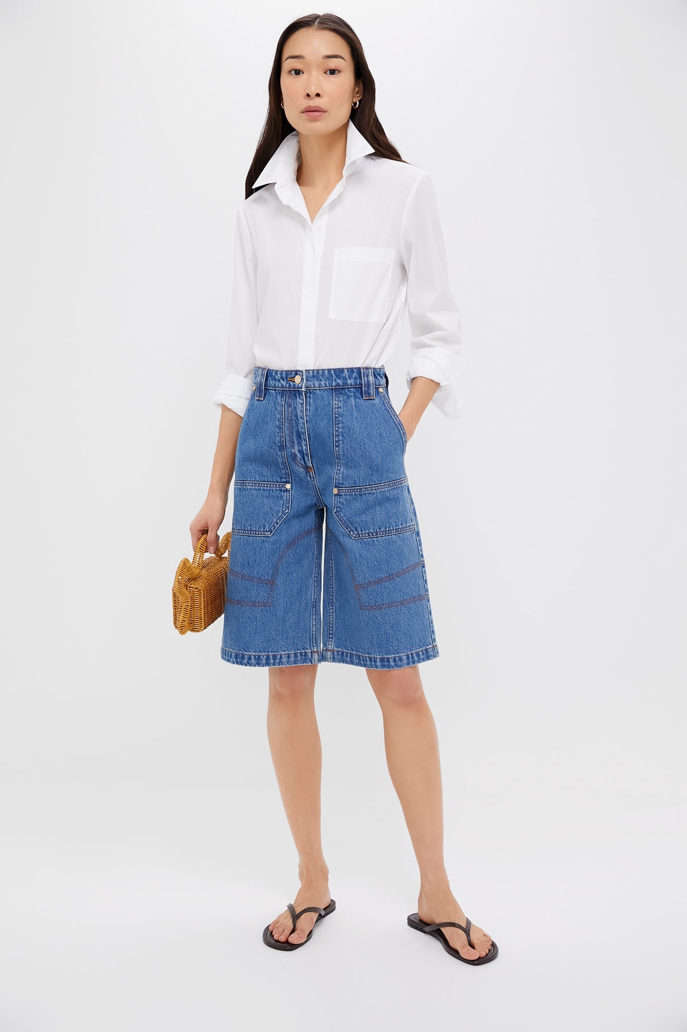 Medium Stone Wash Tanaka Short