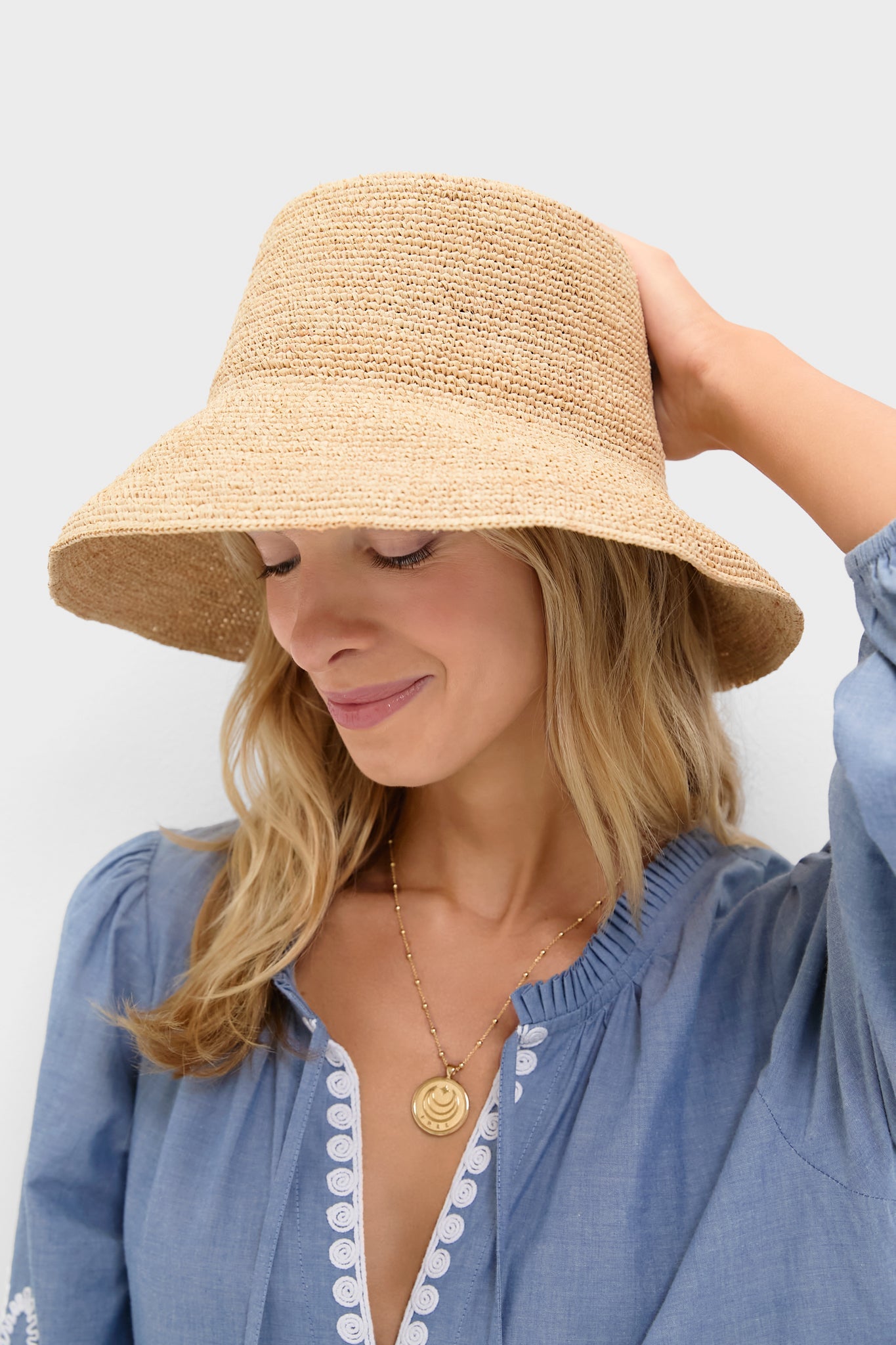 Natural Chic Crochet Bucket Hat