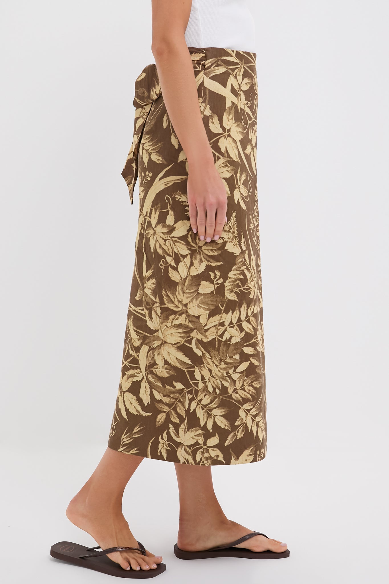 Sienna Dune Breeze Cotton Linen Margot Wrap Skirt