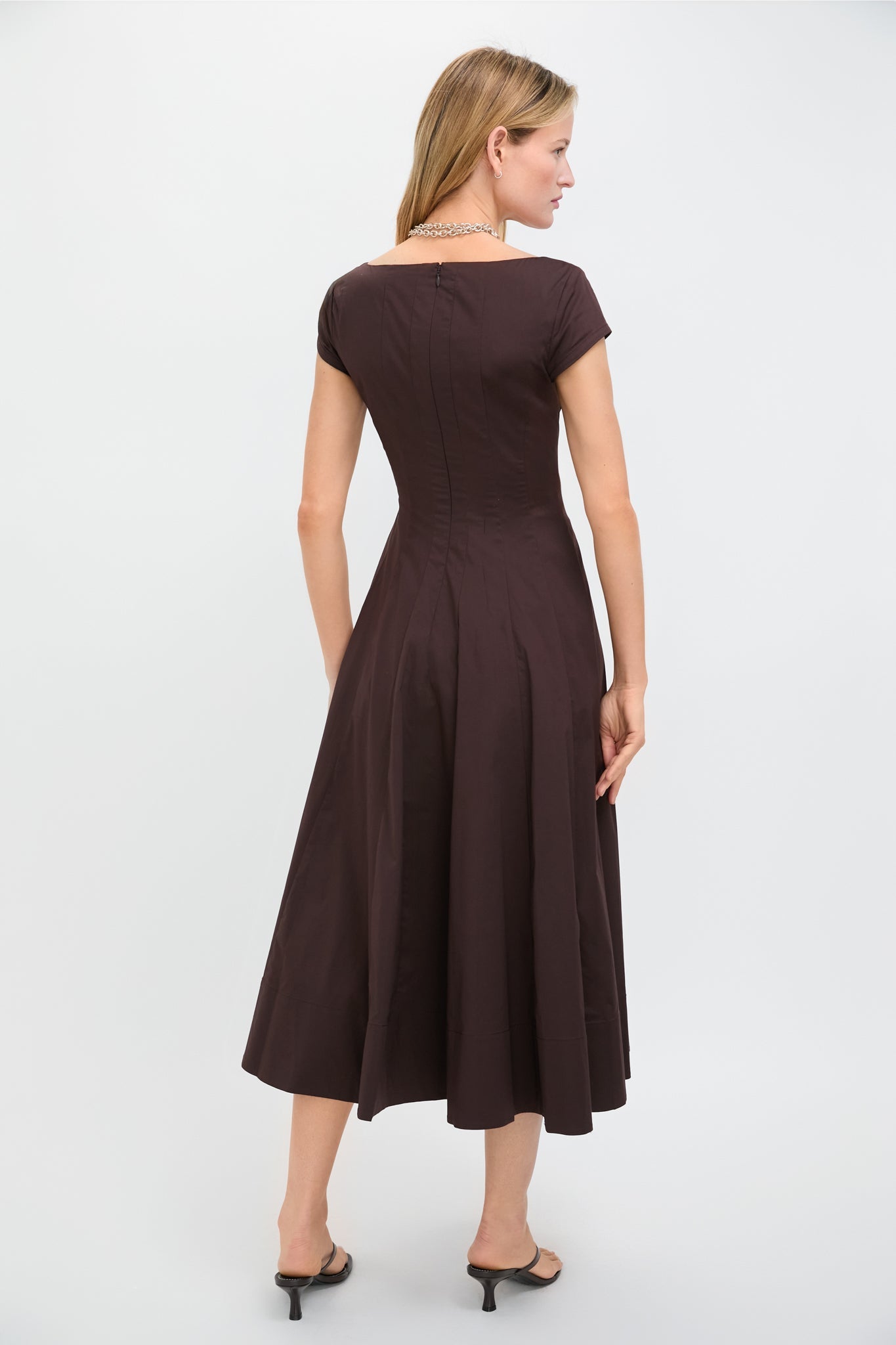 Earth Short Sleeve Wells Dress
