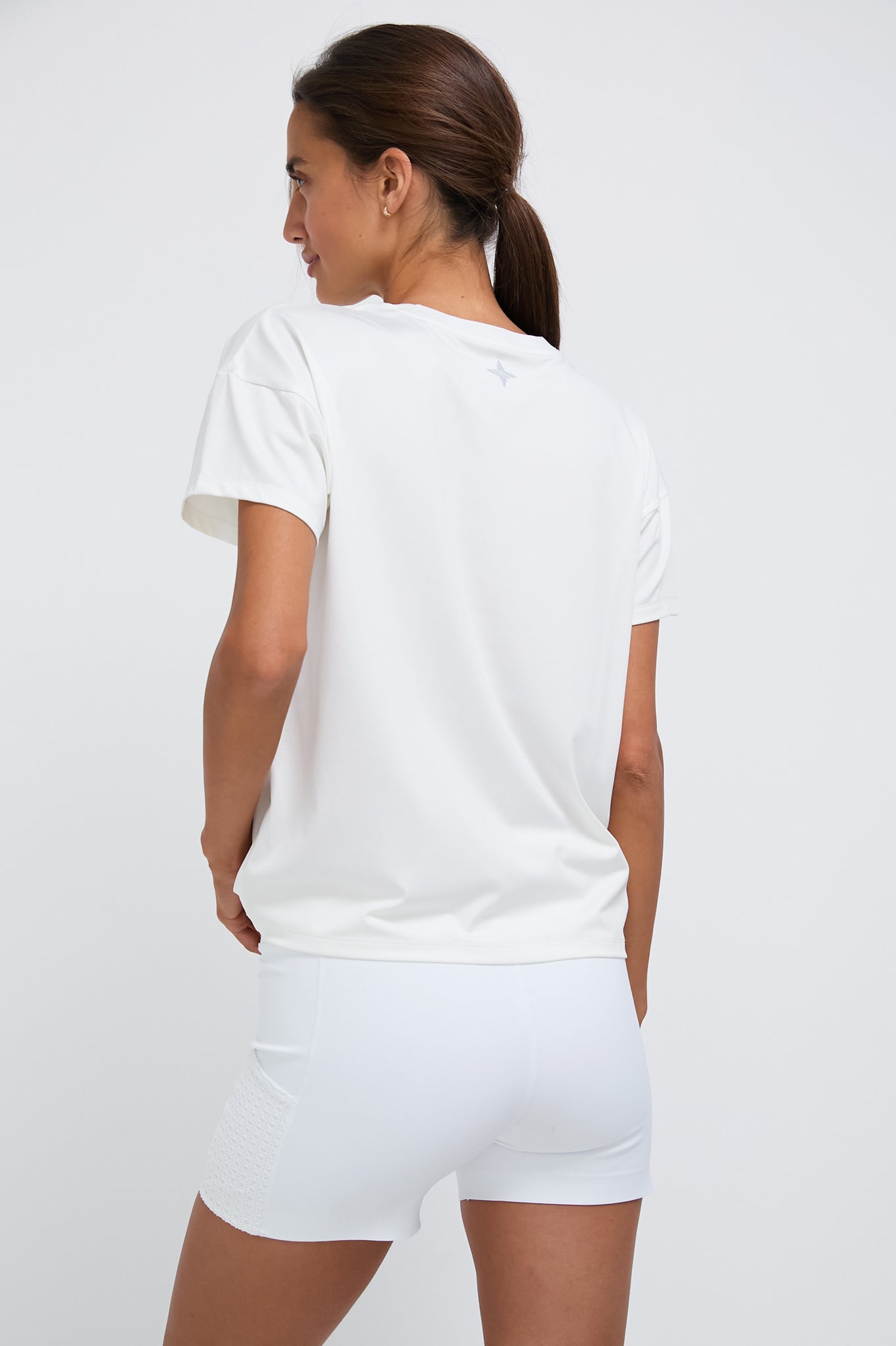 White Short Sleeve Ryan Boyfriend Tee