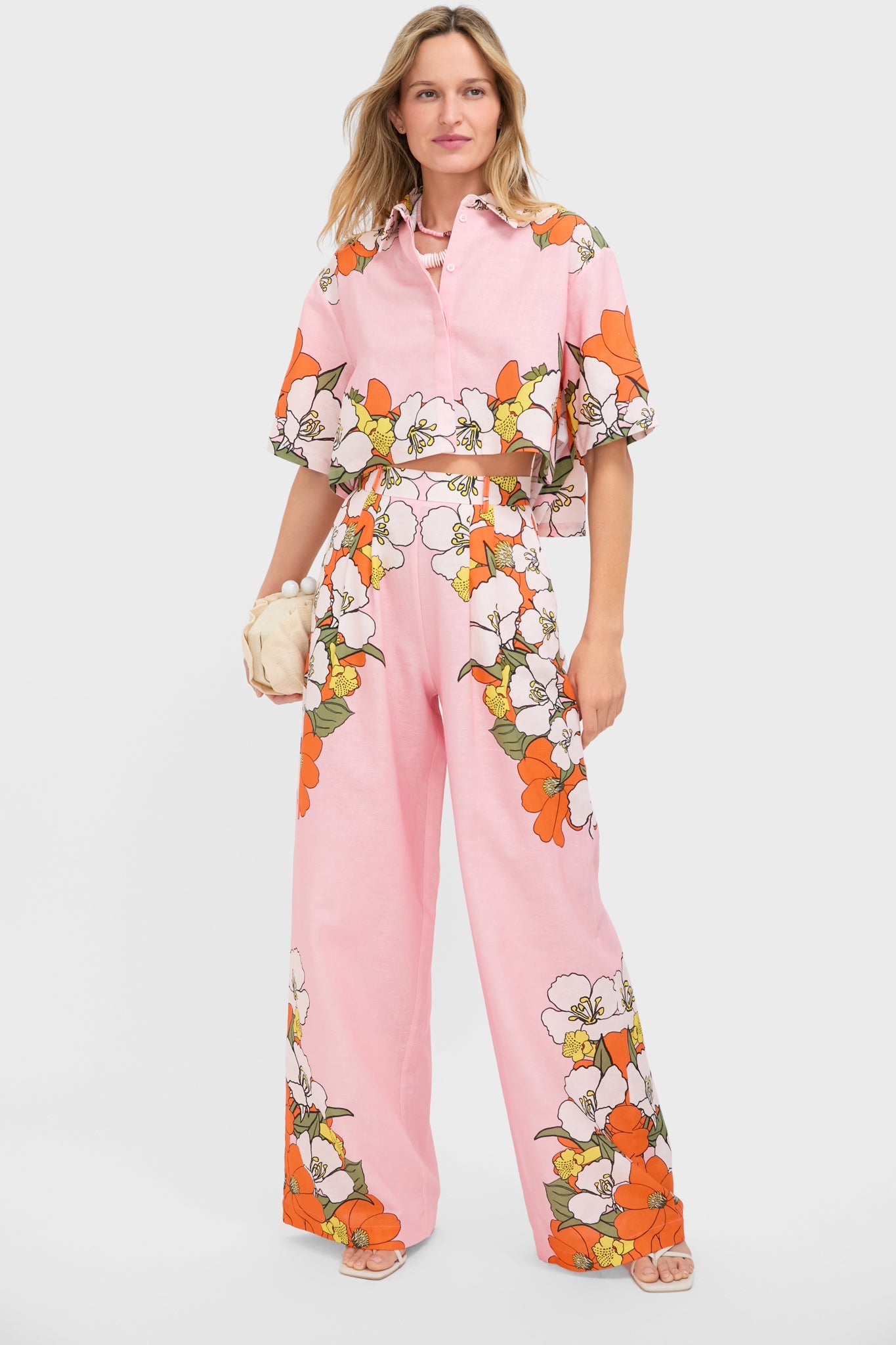 Omnishiro Melia Linen Trousers