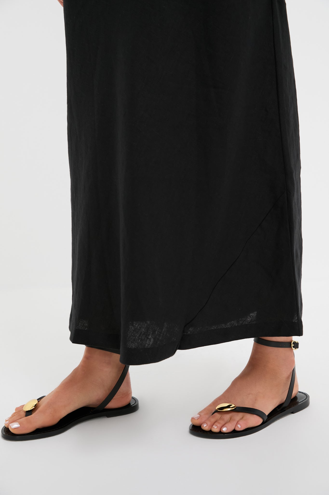 Black Suis Midi Dress