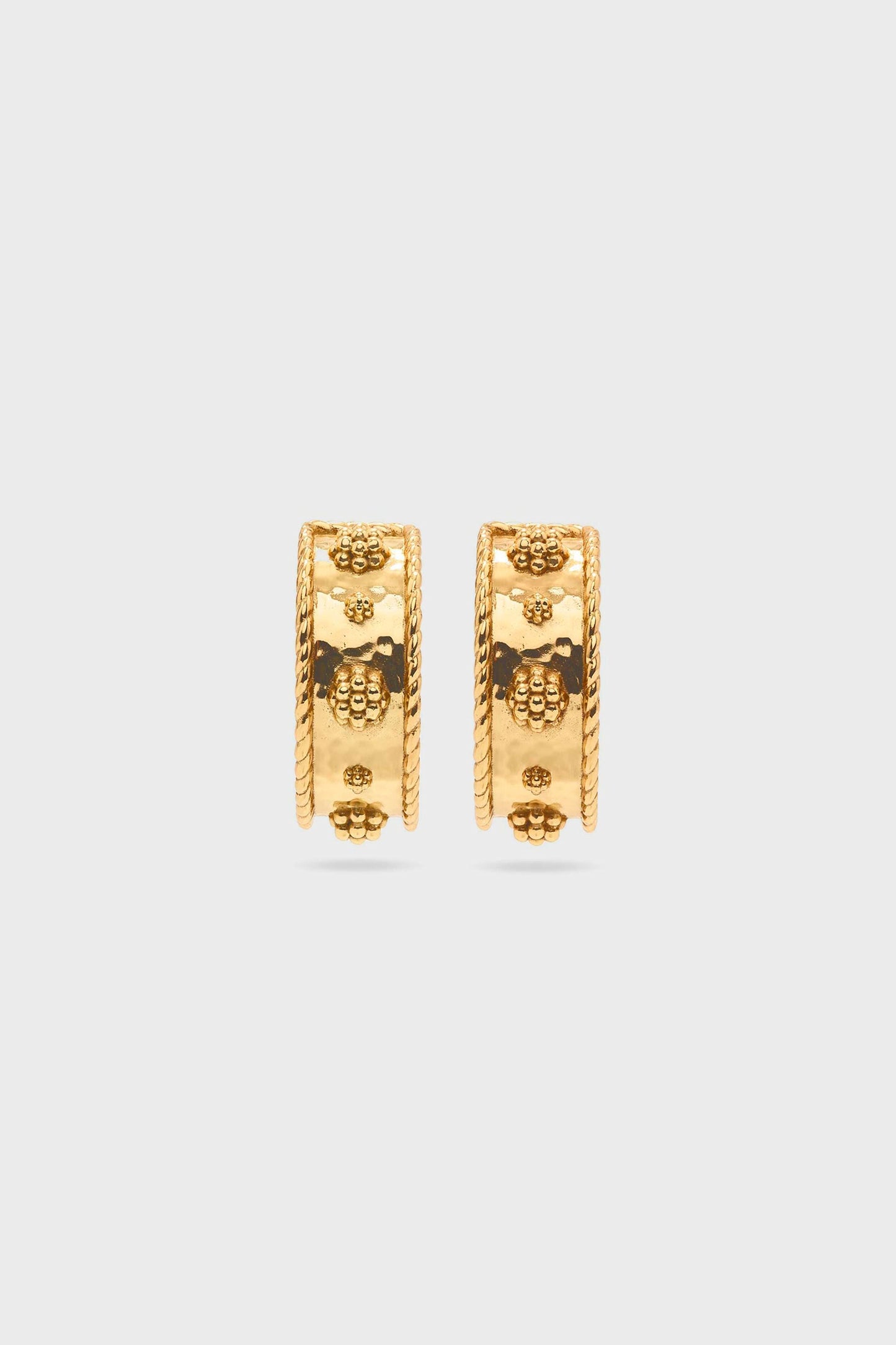 Gold Berry Classic Small Hoop Earrings