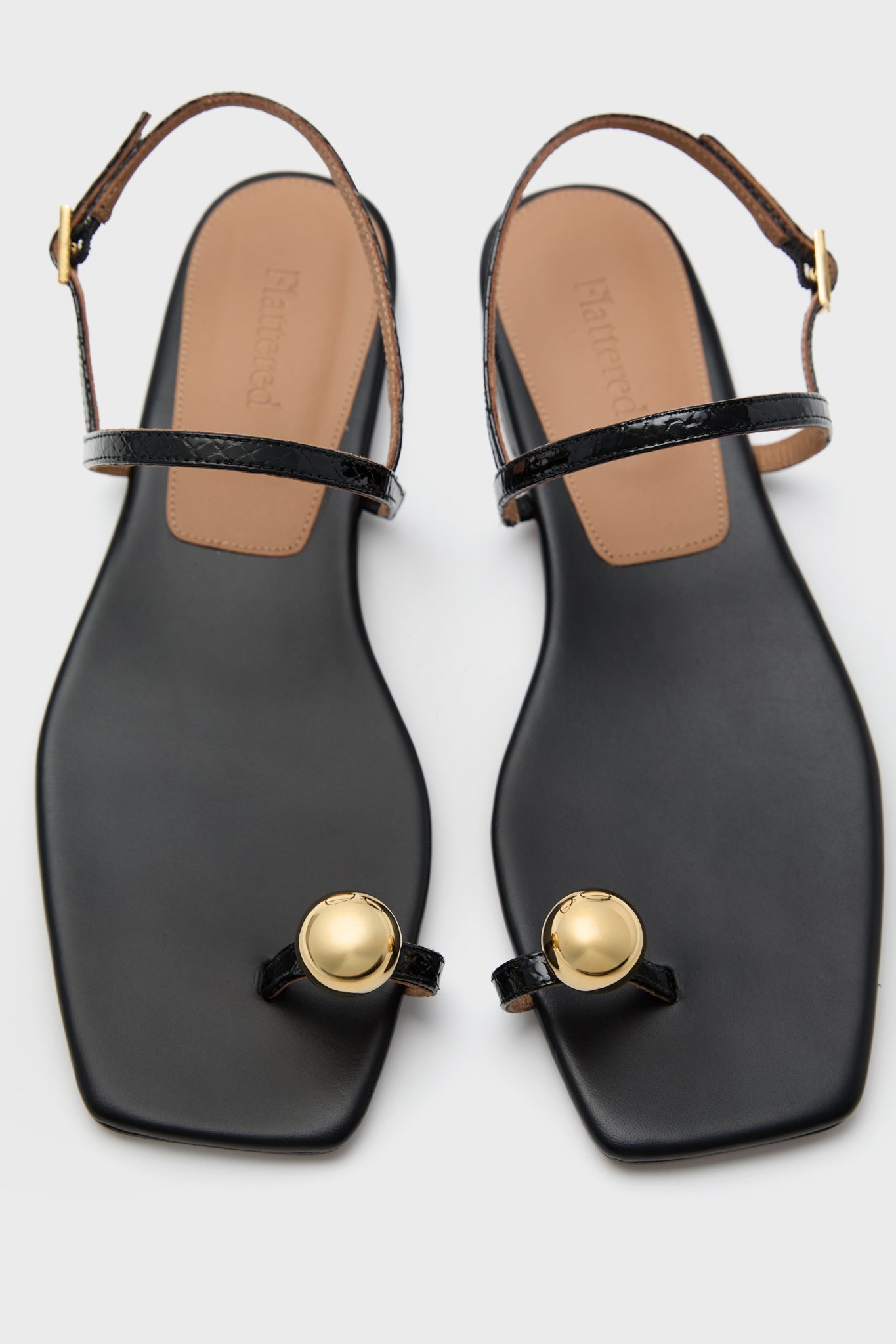 Black Idris Sandals