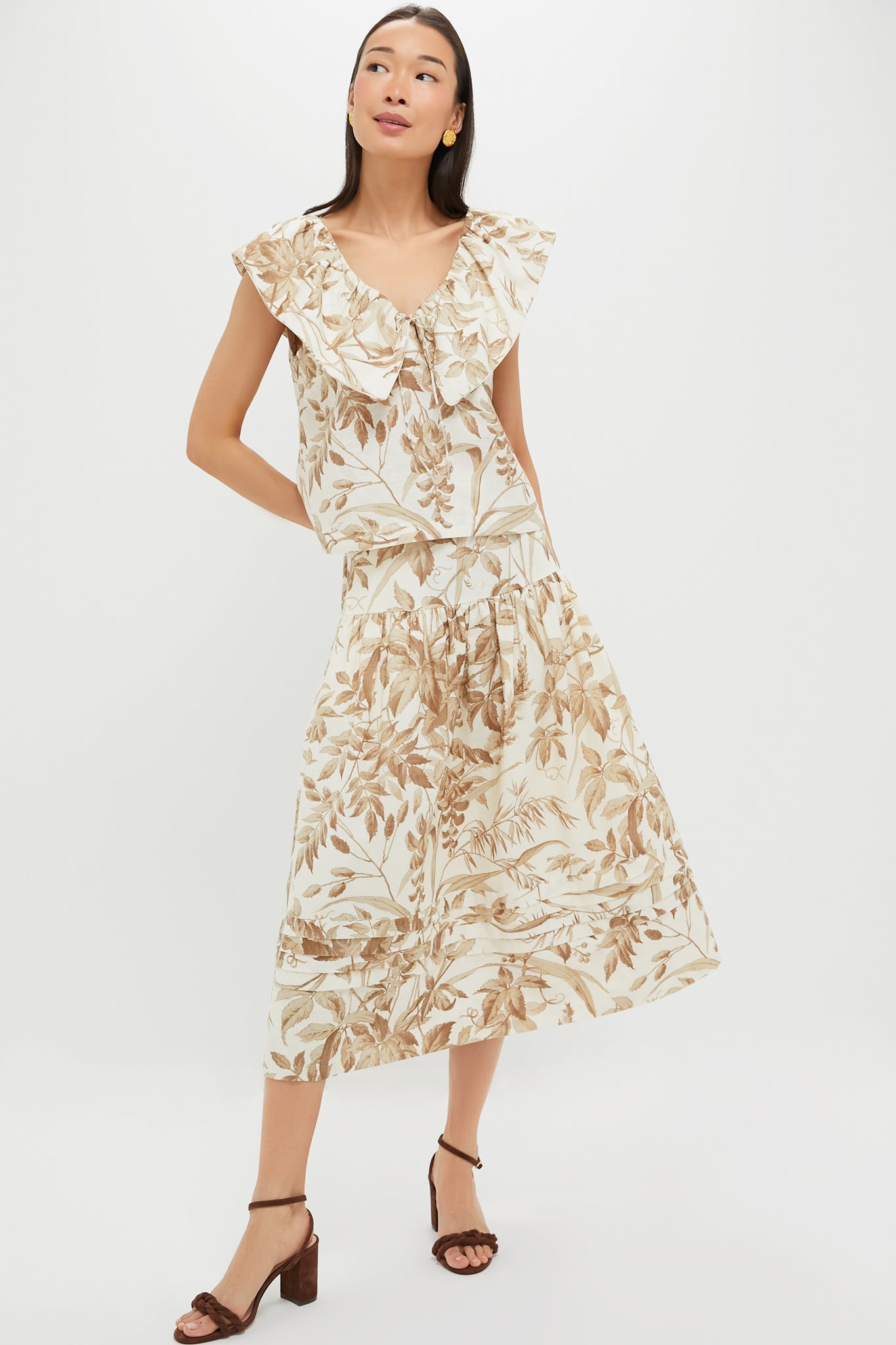 Dune Breeze Cotton Linen Eden Skirt