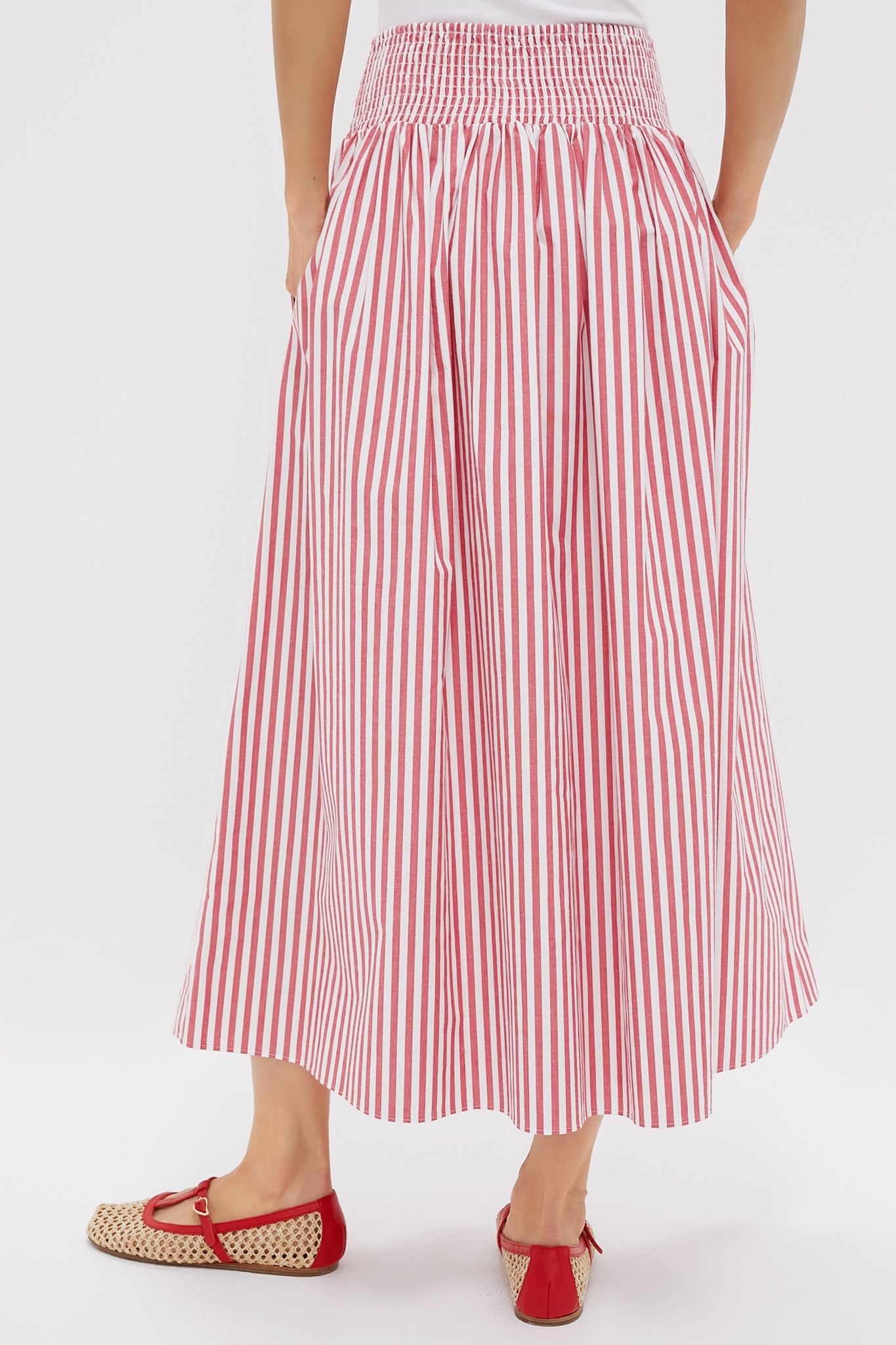 Lipstick Red Noreen Skirt