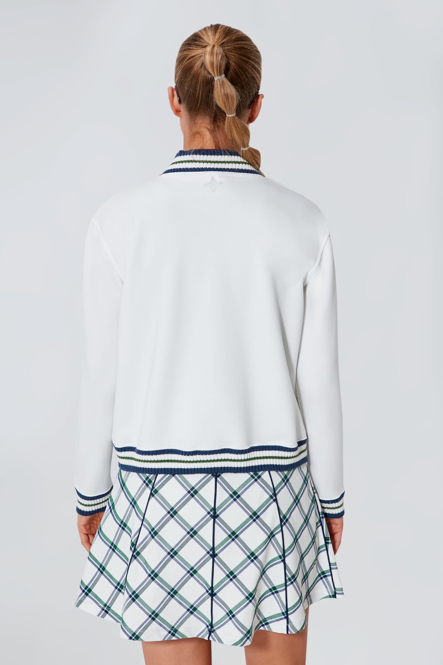 White Charley Golf Cardigan