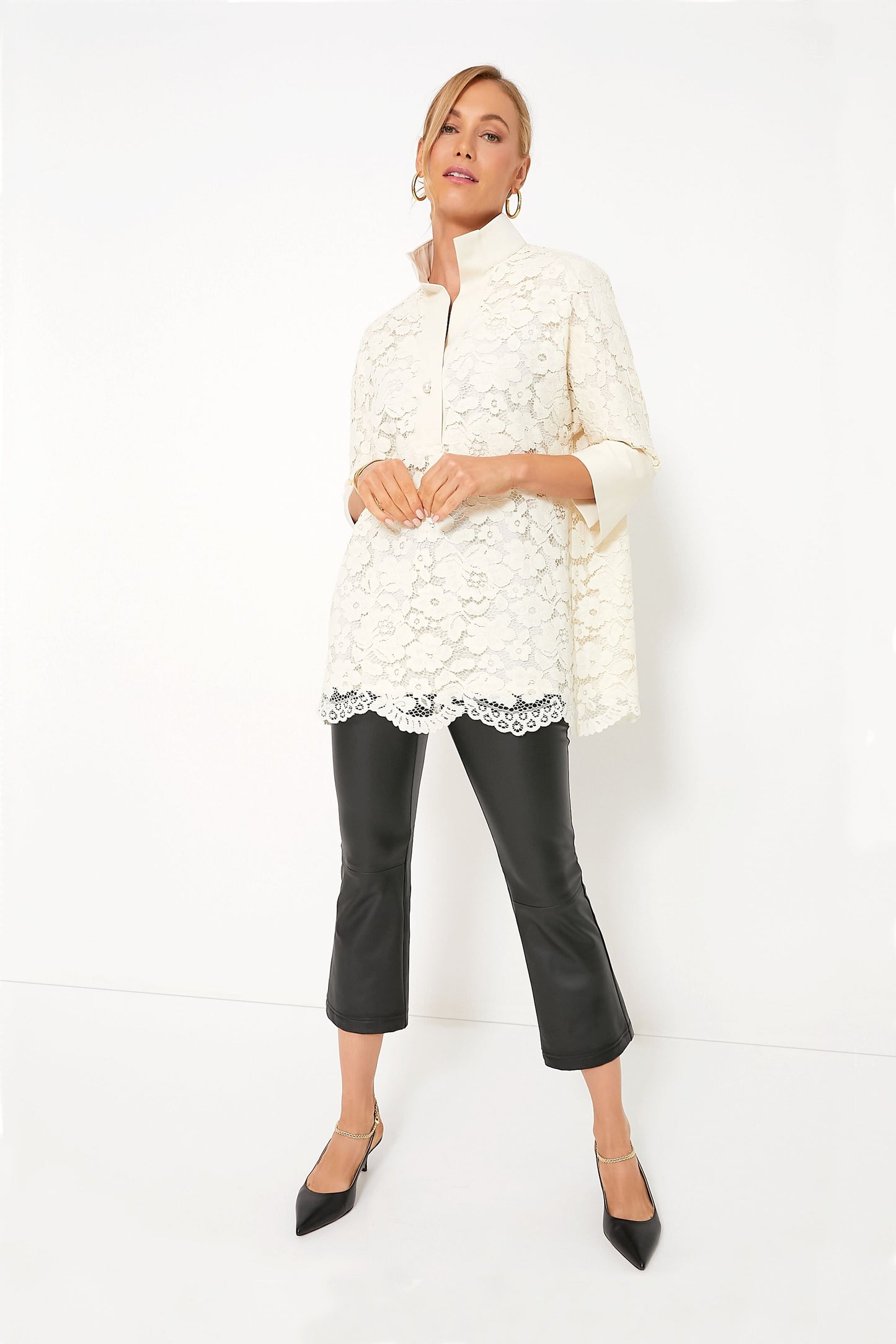 Ivory Lace Willow Blouse