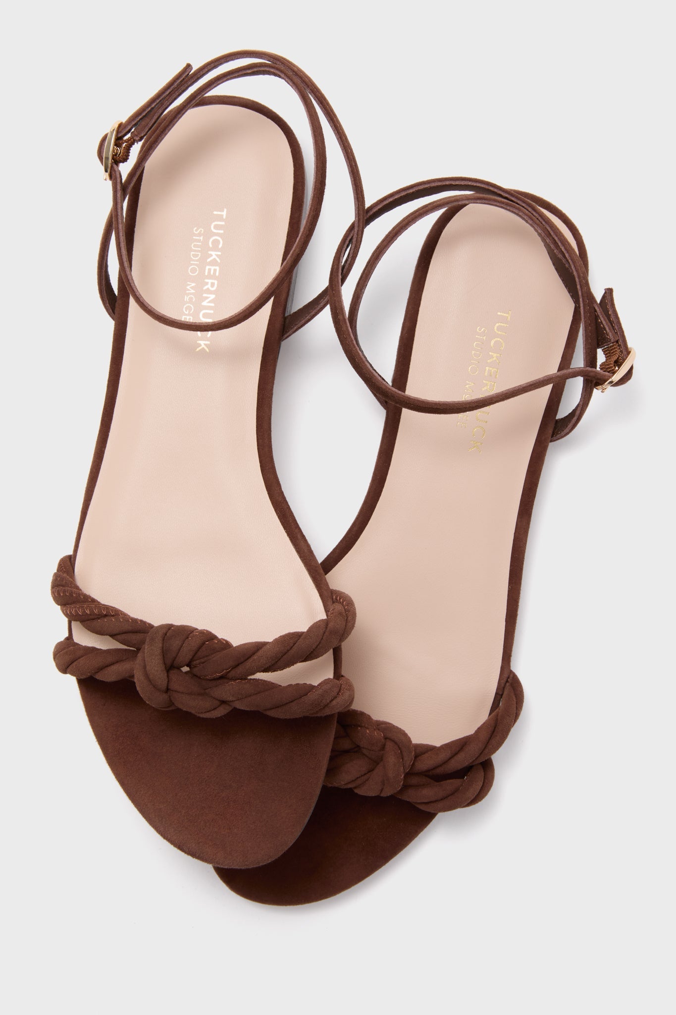 Brown Suede Ivy Sandals