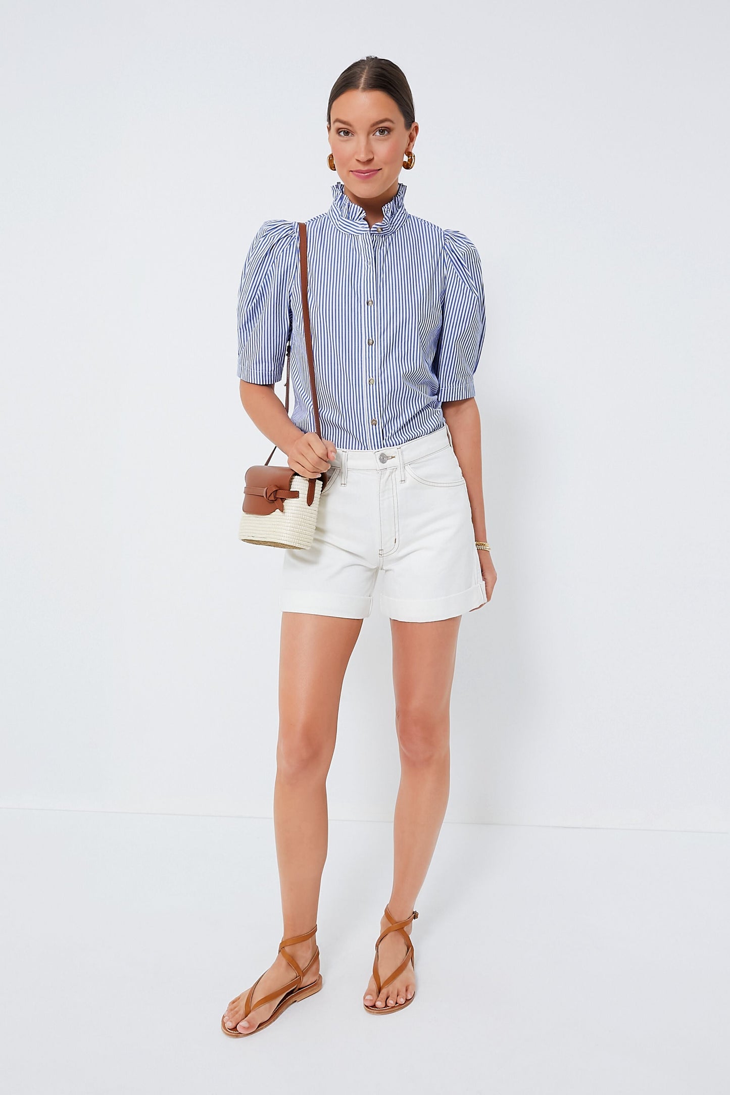 Blue Striped Alicia Blouse