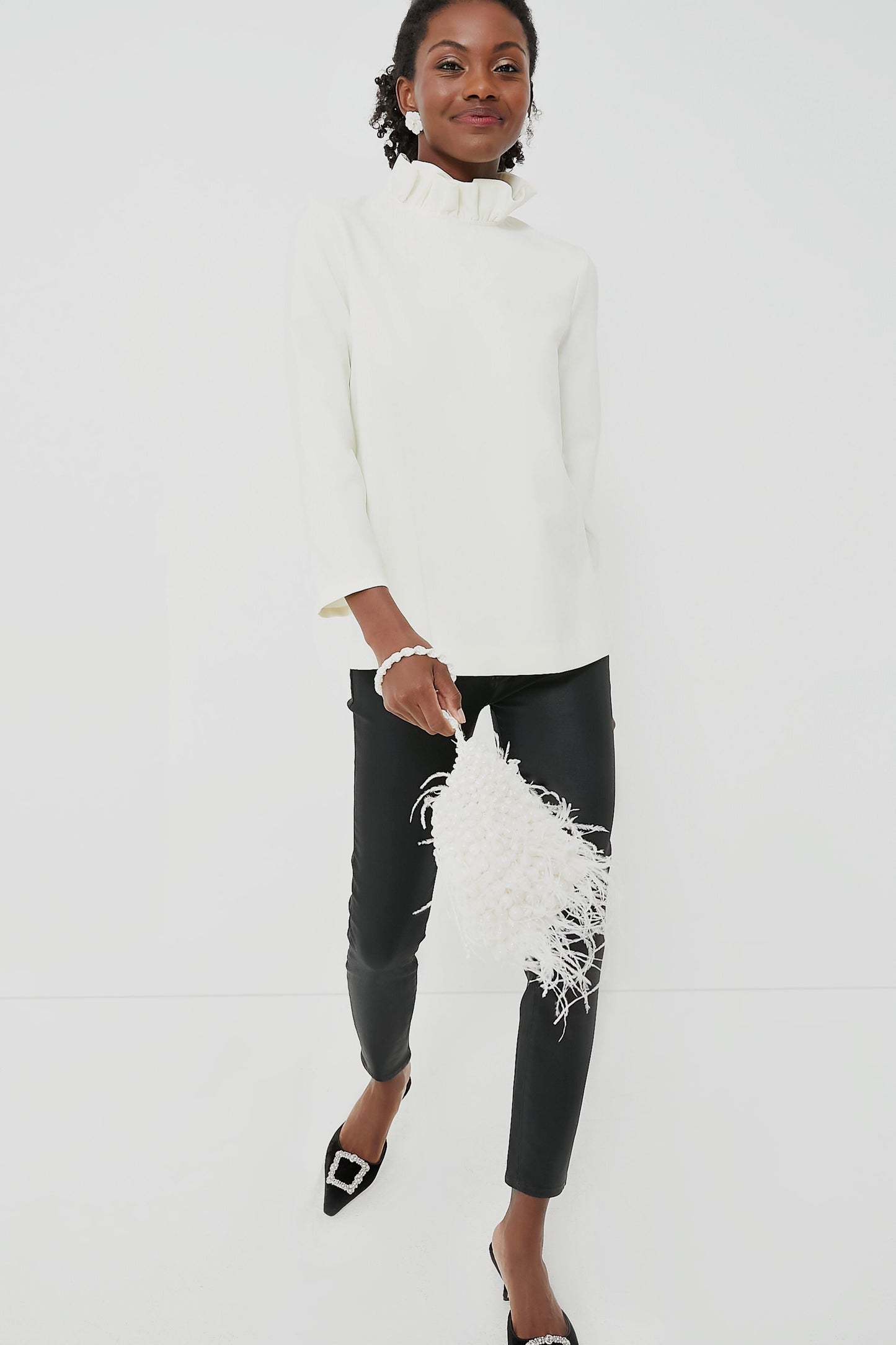 White Faye Blouse