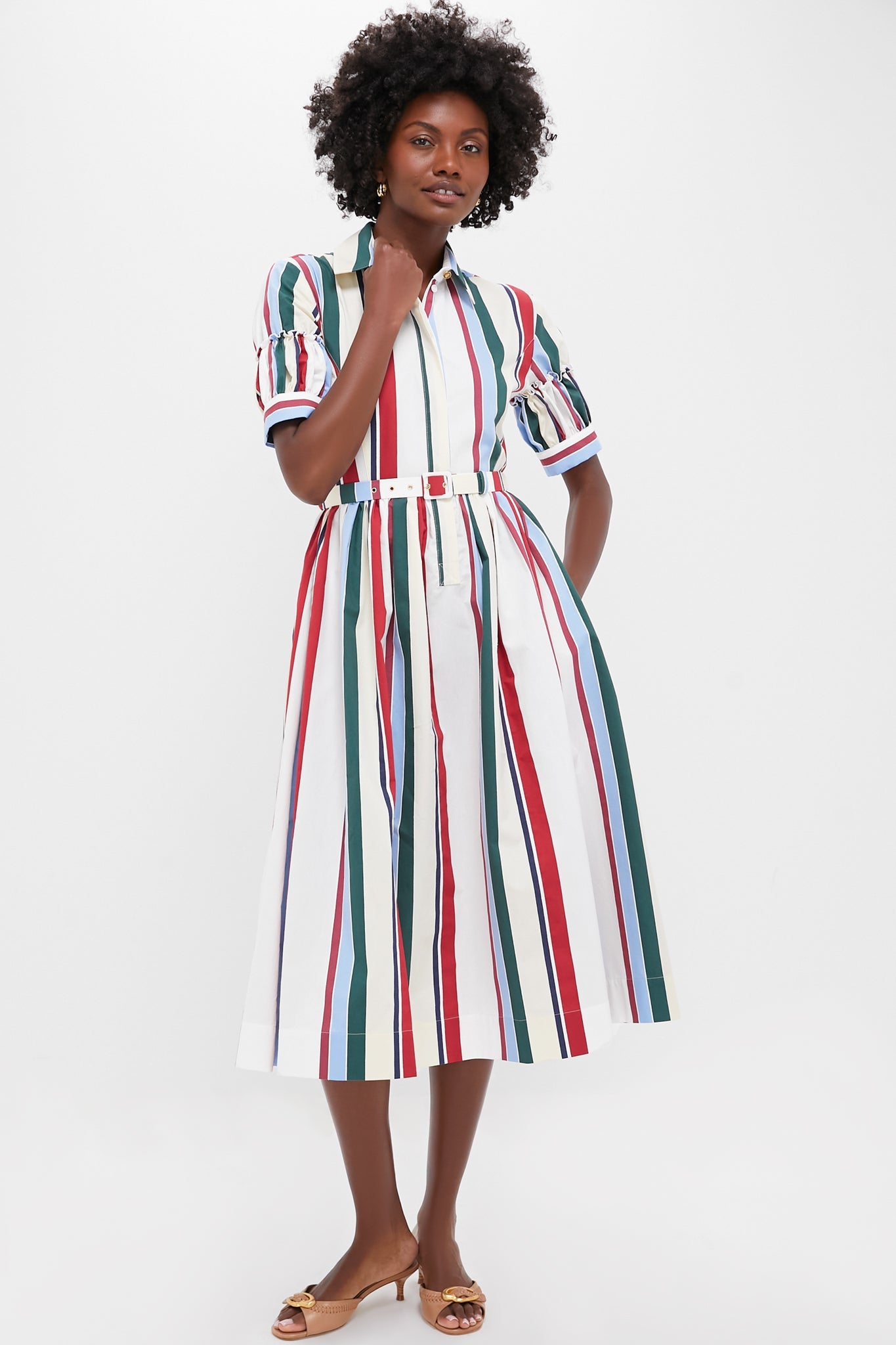 Stripes Jacquard Libertine Dress