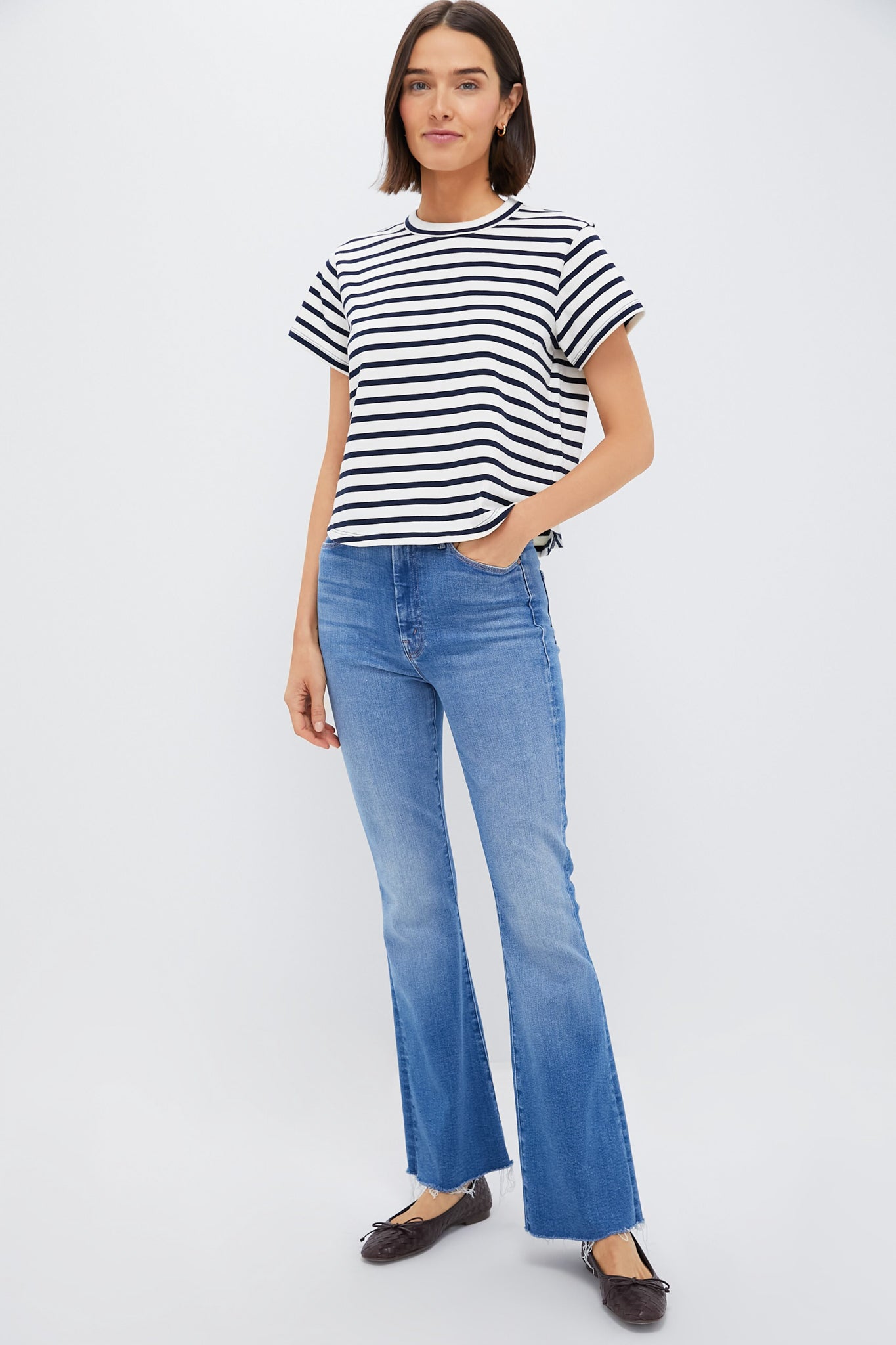 Read Between the Lines The High Waisted Weekender Fray