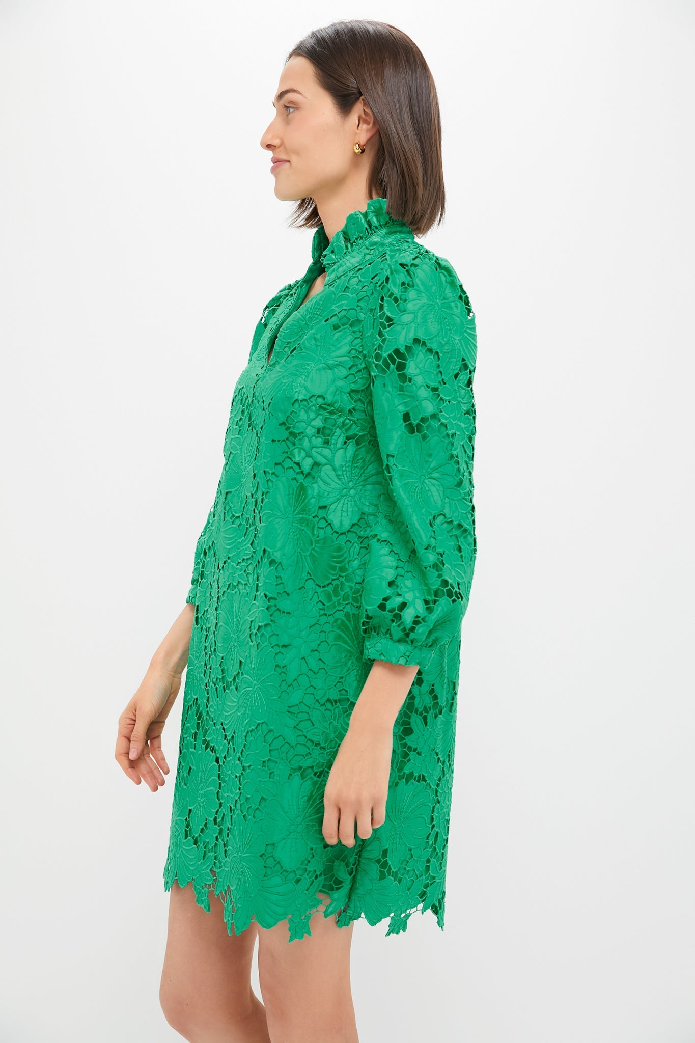Kelly Green Lace Cath Dress