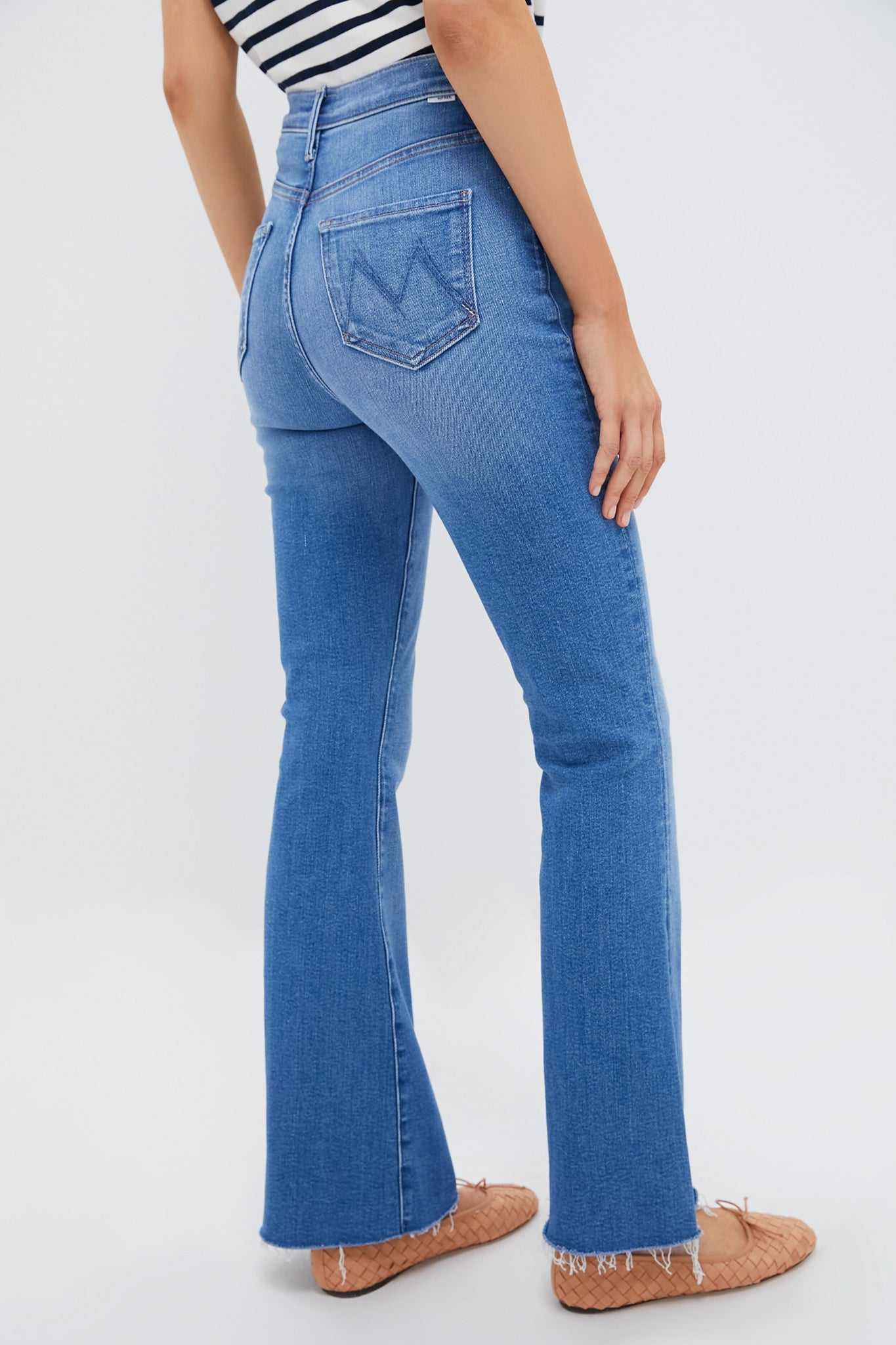 Read Between the Lines The High Waisted Weekender Fray